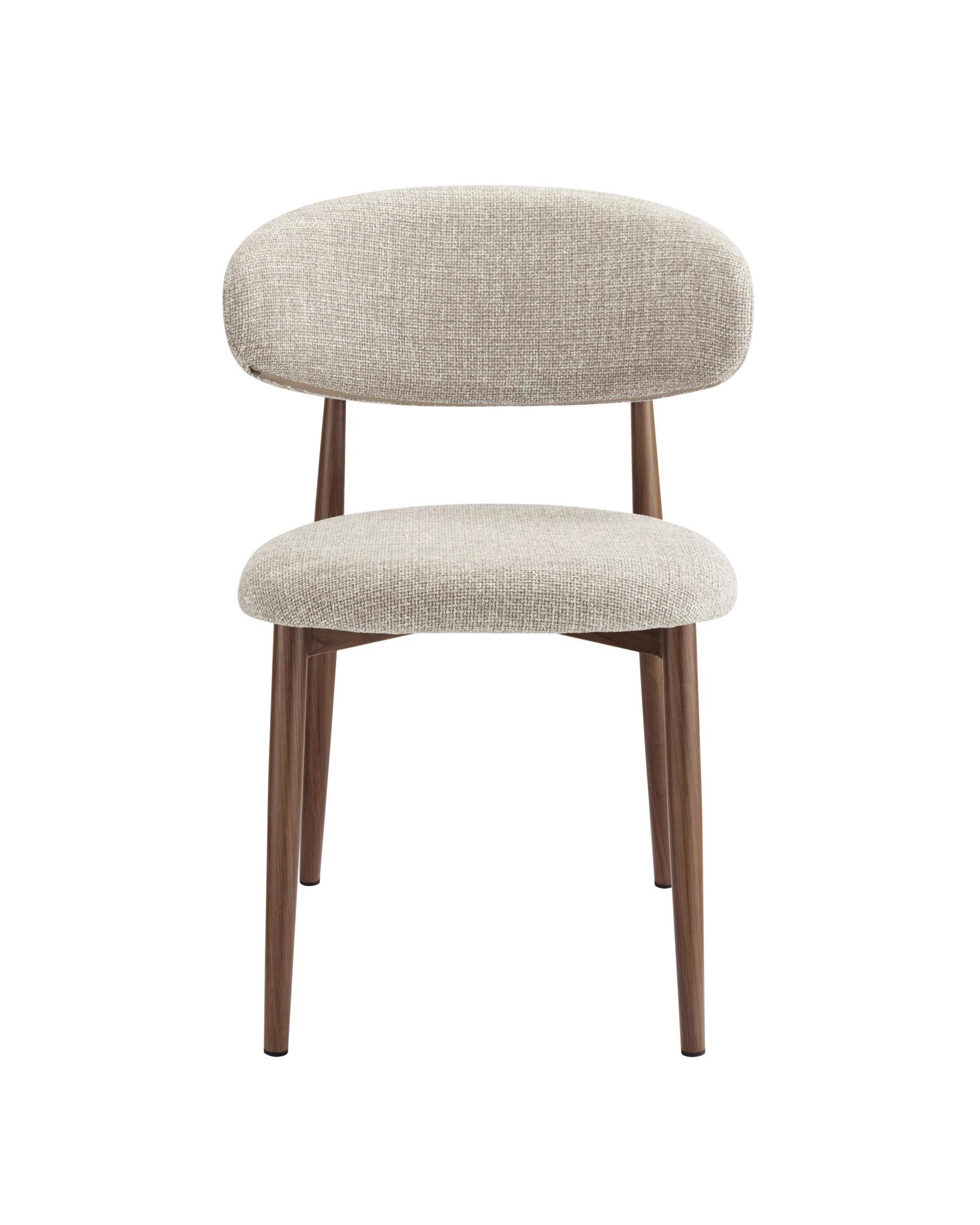 4 Kodu Dining Chairs Pair (Set of 2) - Beige, 4 of 9