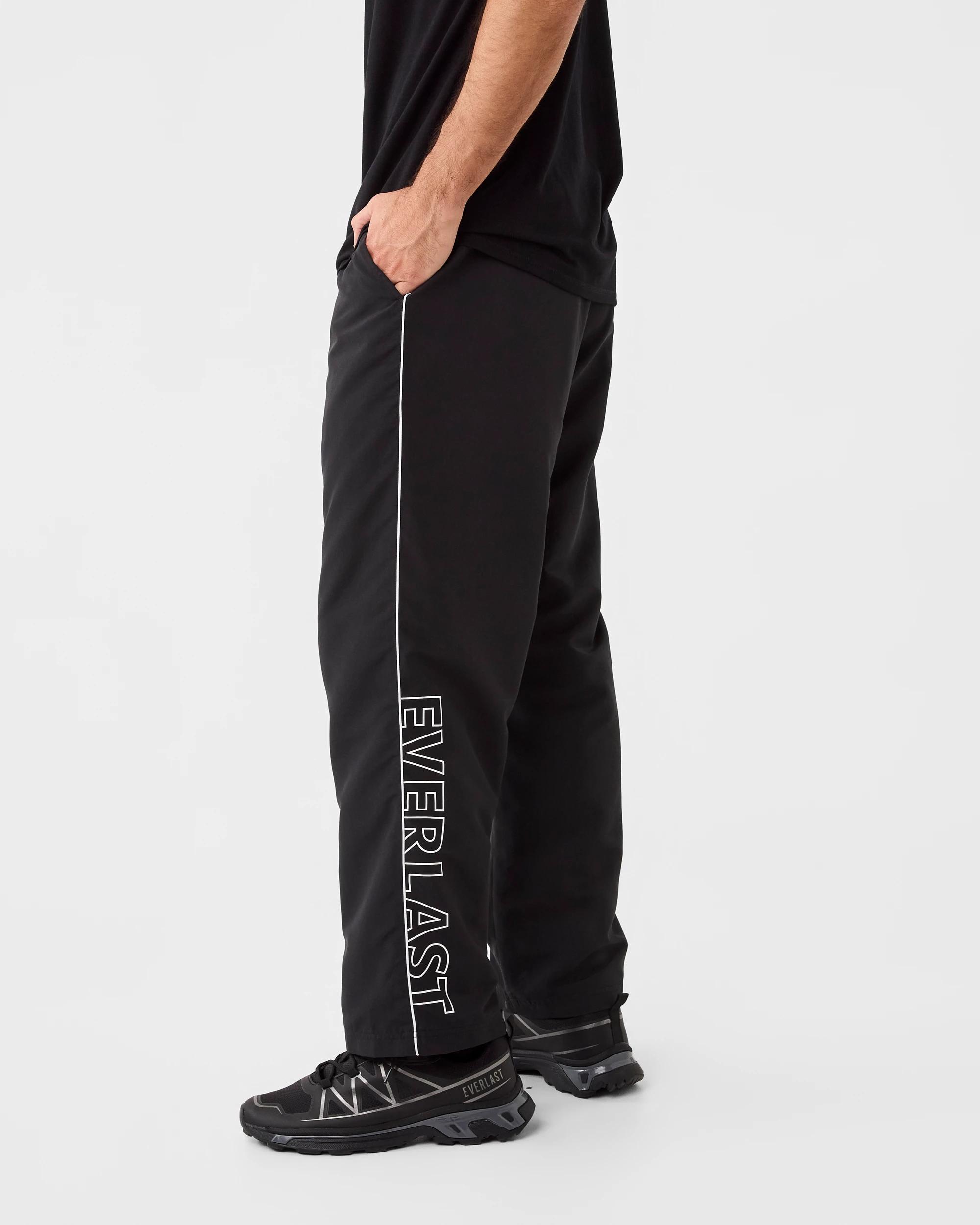 1 Everlast Mens Shell trackpant Blck Class, 1 of 7