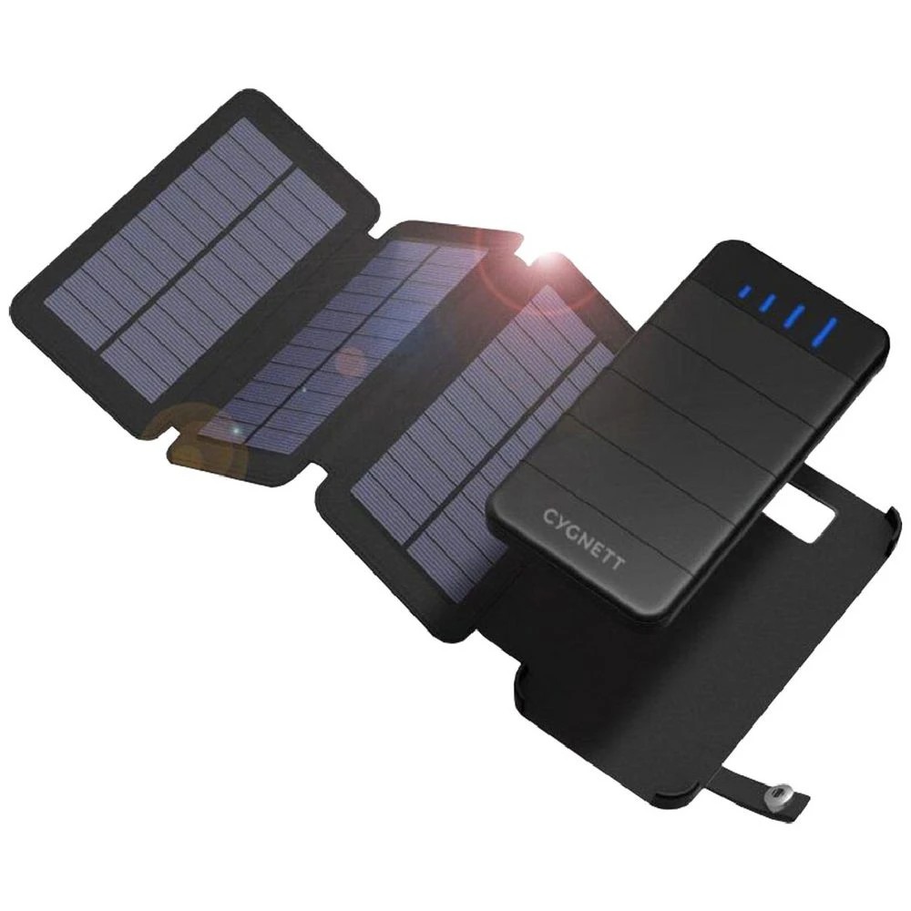 1 Cygnett ChargeUp Explorer 8K Solar Powerbank Black, 1 of 7