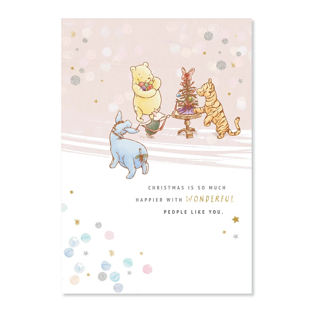 3 Hallmark Christmas Card - Winnie The Pooh, 3 of 3