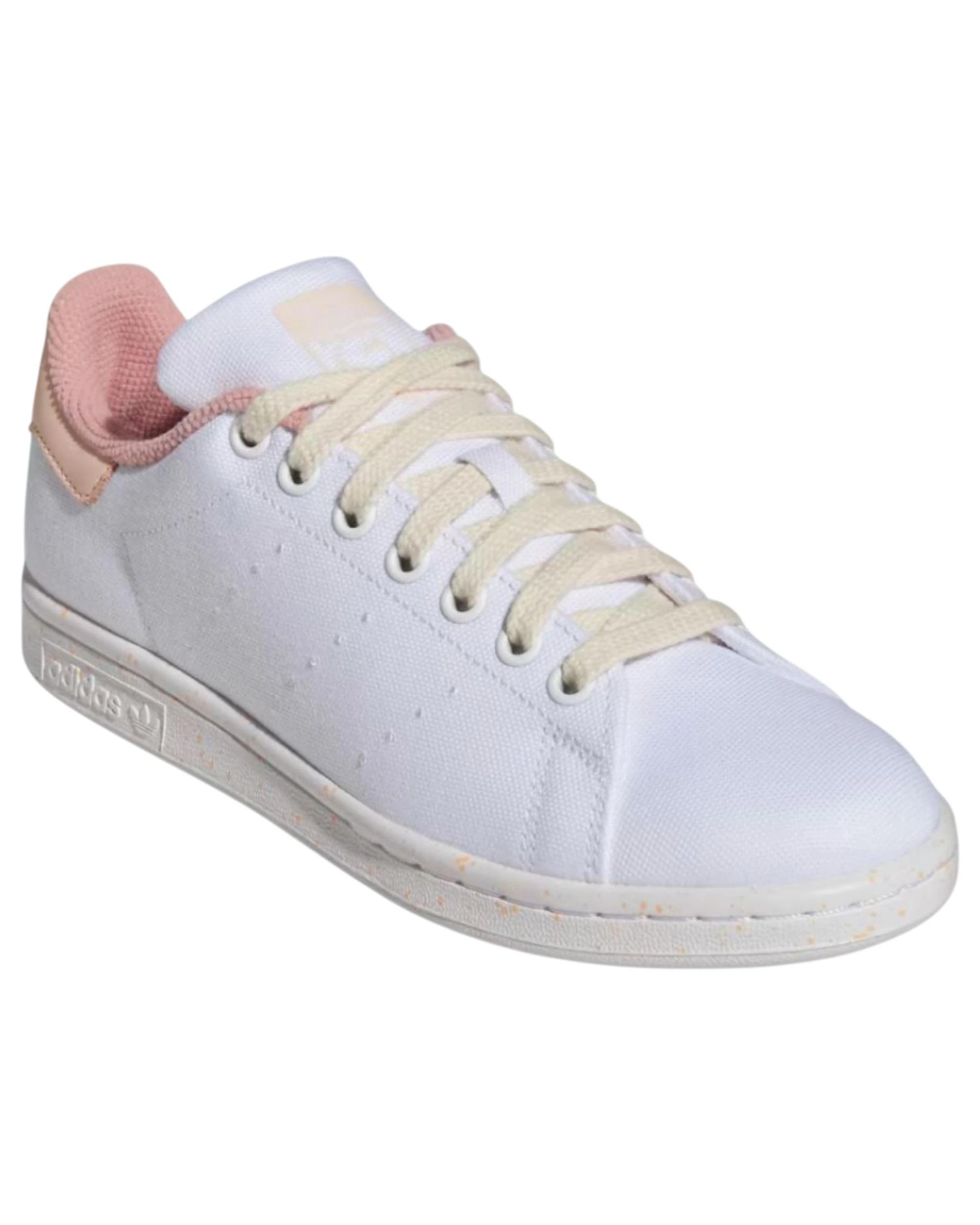 4 Adidas Womens Stan Smith Originals Sneakers White/Pink Tint Shoes WHITE/PINK TINT, 4 of 8