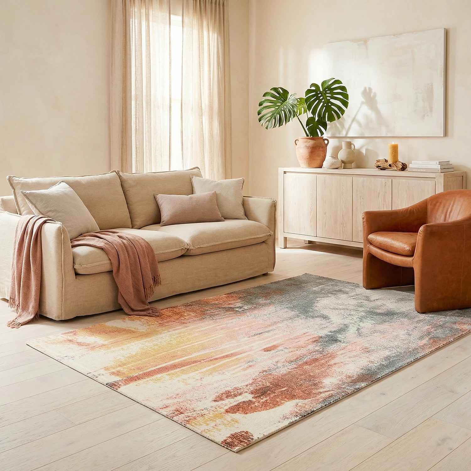 2 Common Ground Rugs Urbanite 568 280x190cm - Large Printed And Hand Carved Floor Rug - Multi, 2 of 7
