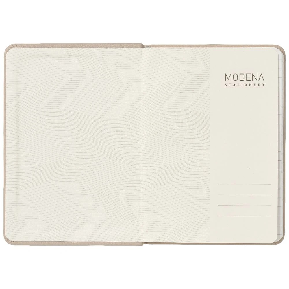 3 Modena A6 PU Ruled Notebook Beige, 3 of 5