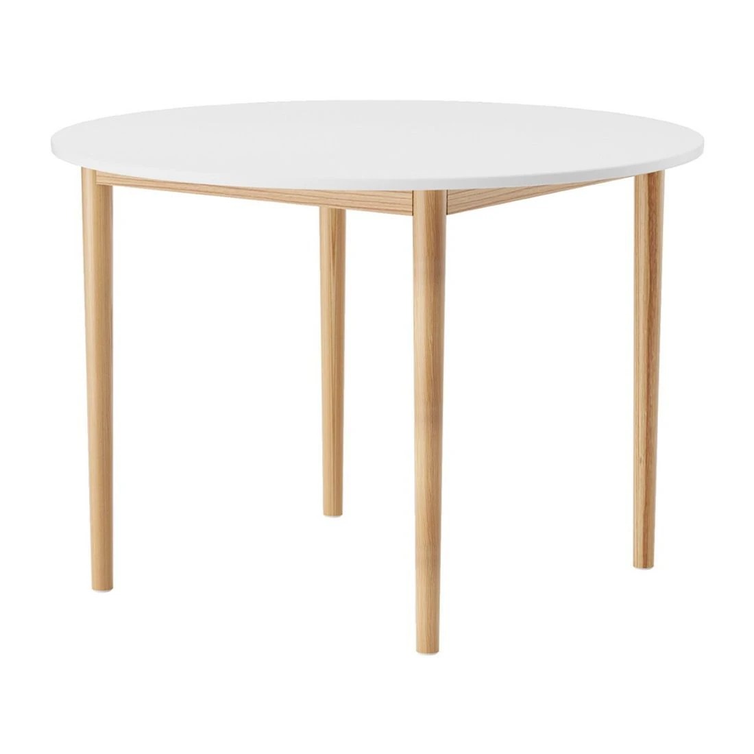 3 Artiss Dining Table Round  108CM Diameter - White, 3 of 7