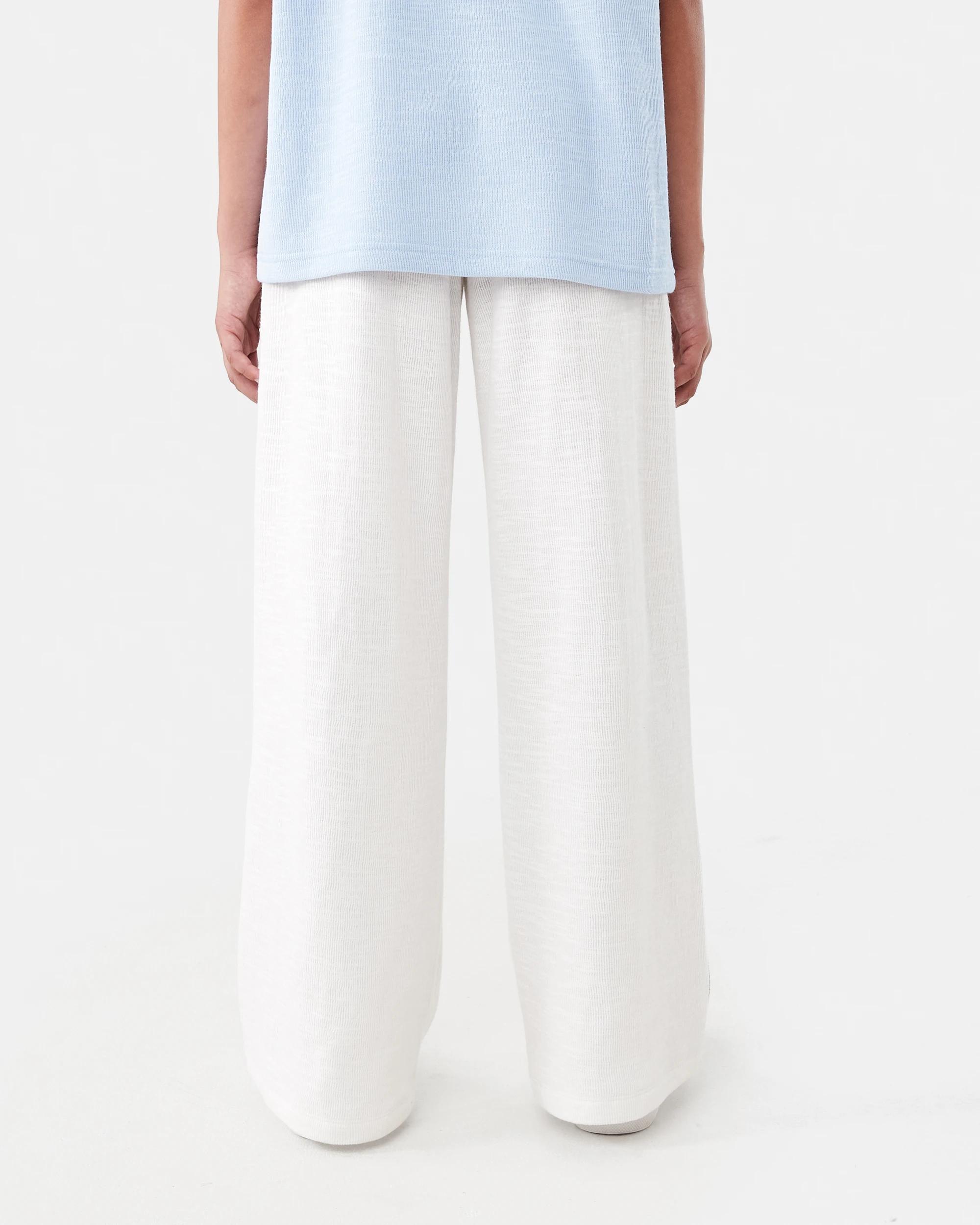 2 Textured Knit Pants Snw White, 2 of 7