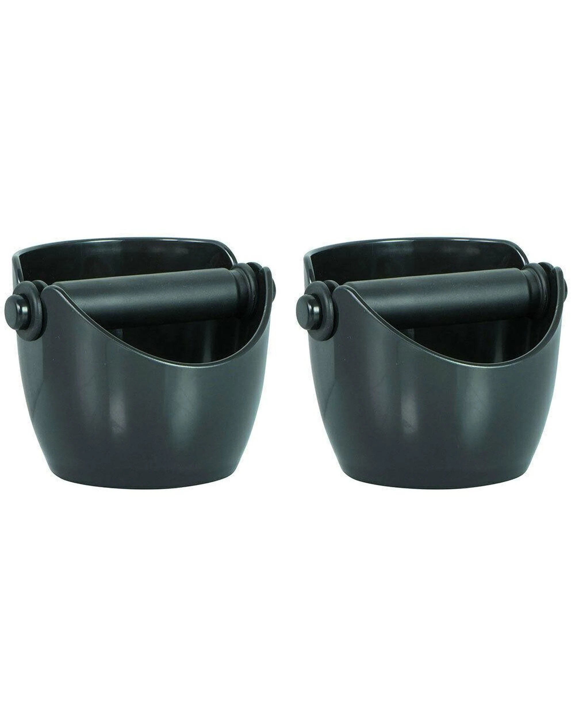 1 2 x Avanti Coffee Knock Box Espresso Grinds Waste Tamper Bin  Black, 1 of 2