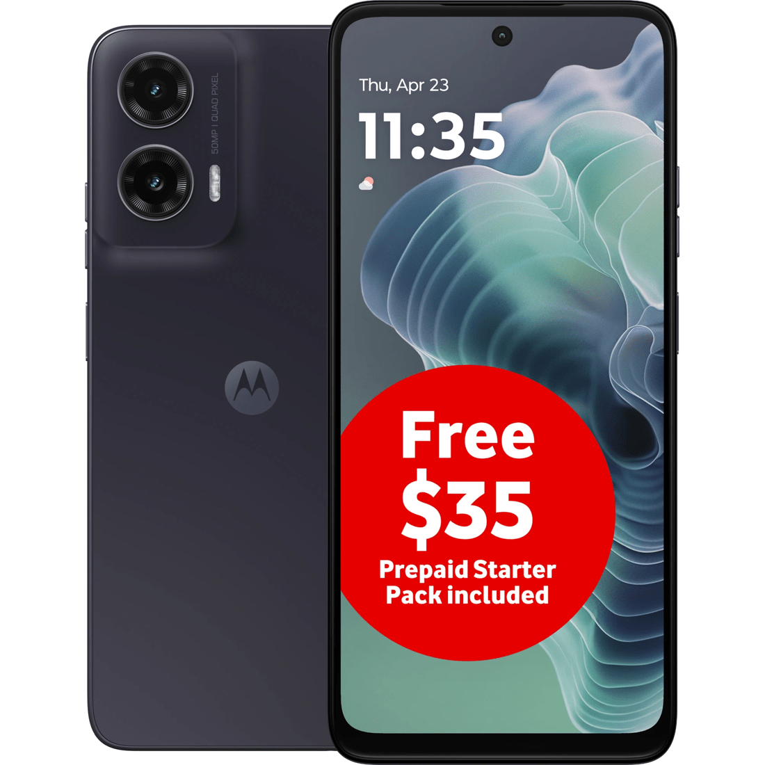 1 Motorola G35 5G Smartphone - Midnight Black, 1 of 5