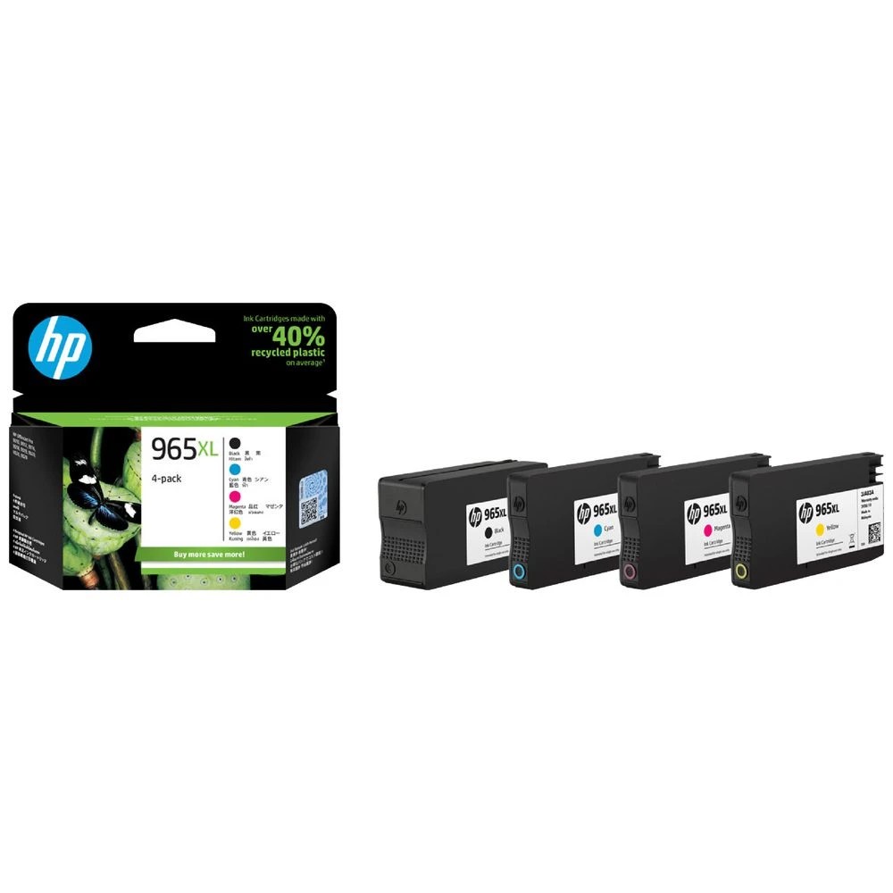 1 HP 965XL CMYK Ink Cartridge Combo 4 Pack, 1 of 6