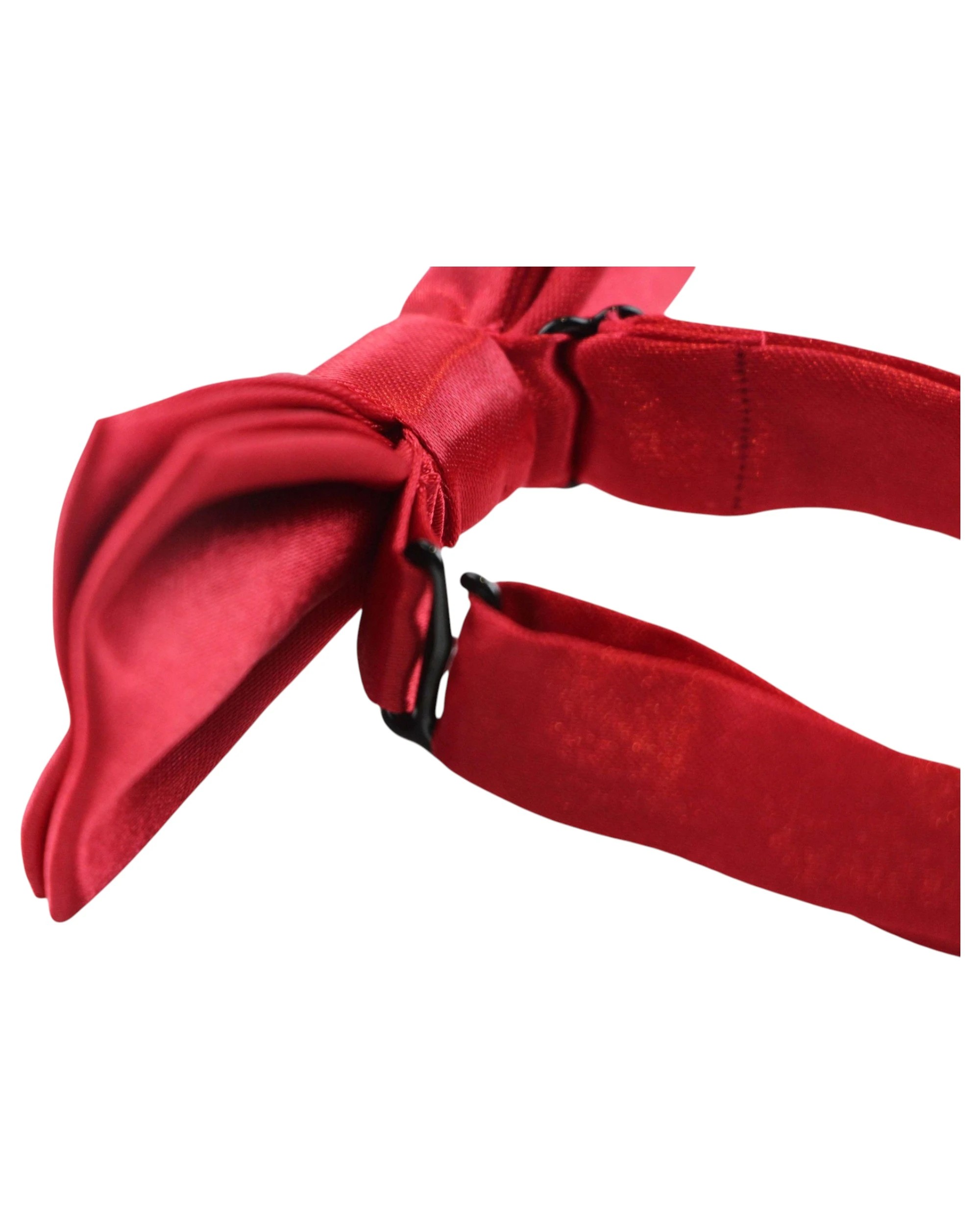2 Zasel Boys Red Plain Bow Tie - Red, 2 of 5