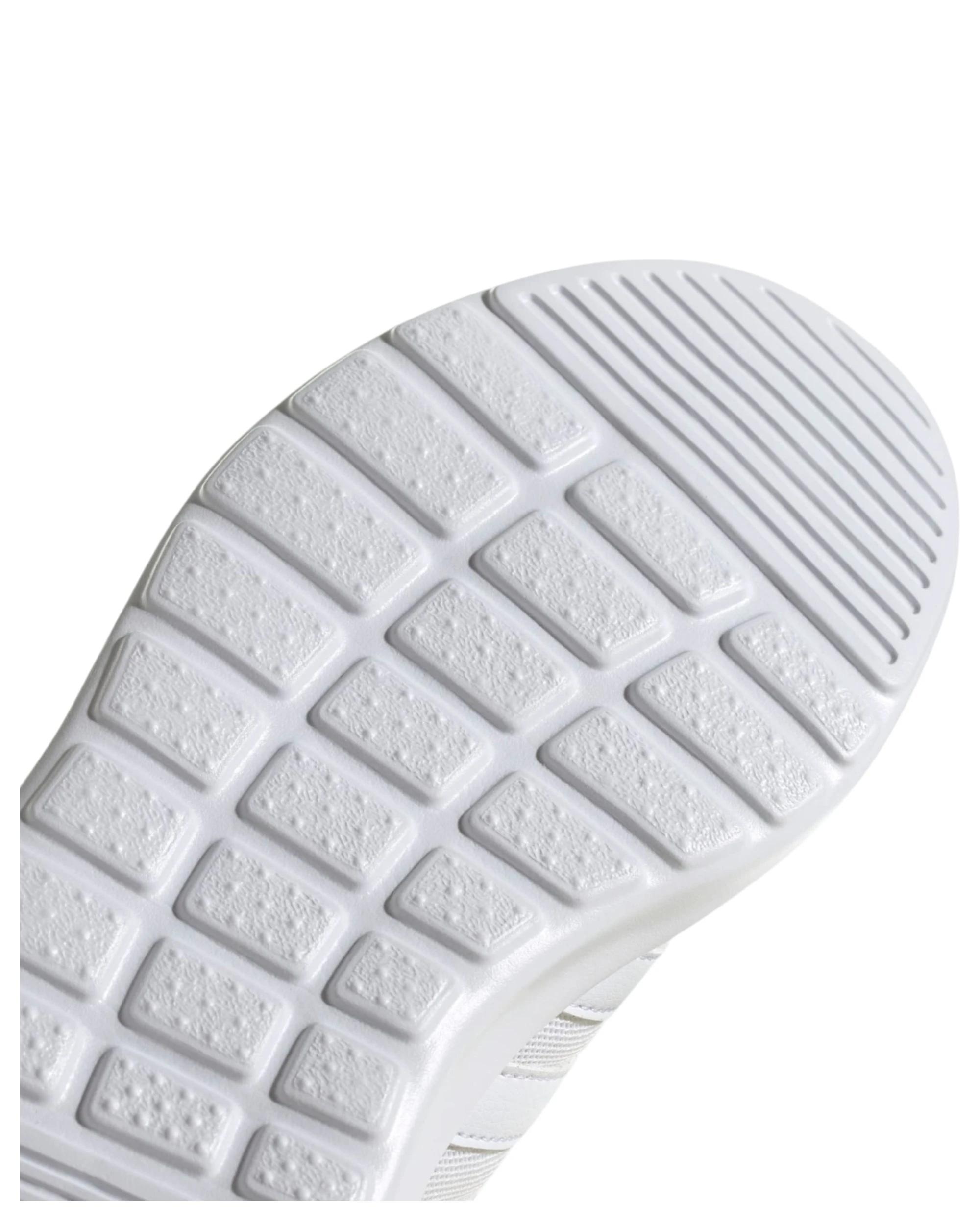 3 Adidas Womens Lite Racer 3.0 Triple White Athletic Running Shoes WHITE, 3 of 8