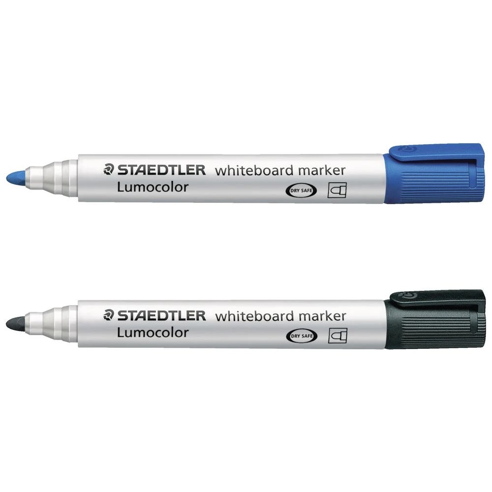 3 Staedtler Lumocolor Whiteboard Marker Bullet Assorted 2 Pack, 3 of 4
