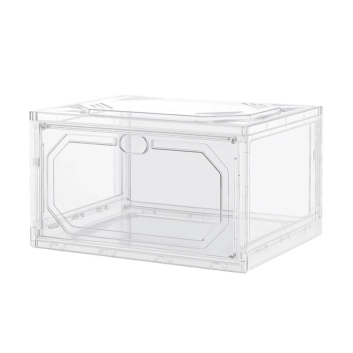 1 Ausway Shoe Storage Box 15PCS Sneaker Display Case Stackable Organiser, 1 of 3