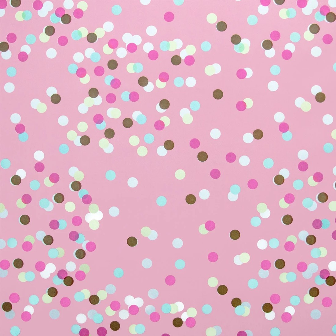 2 Hallmark Gift Wrap Roll - Pink Confetti, 2 of 3
