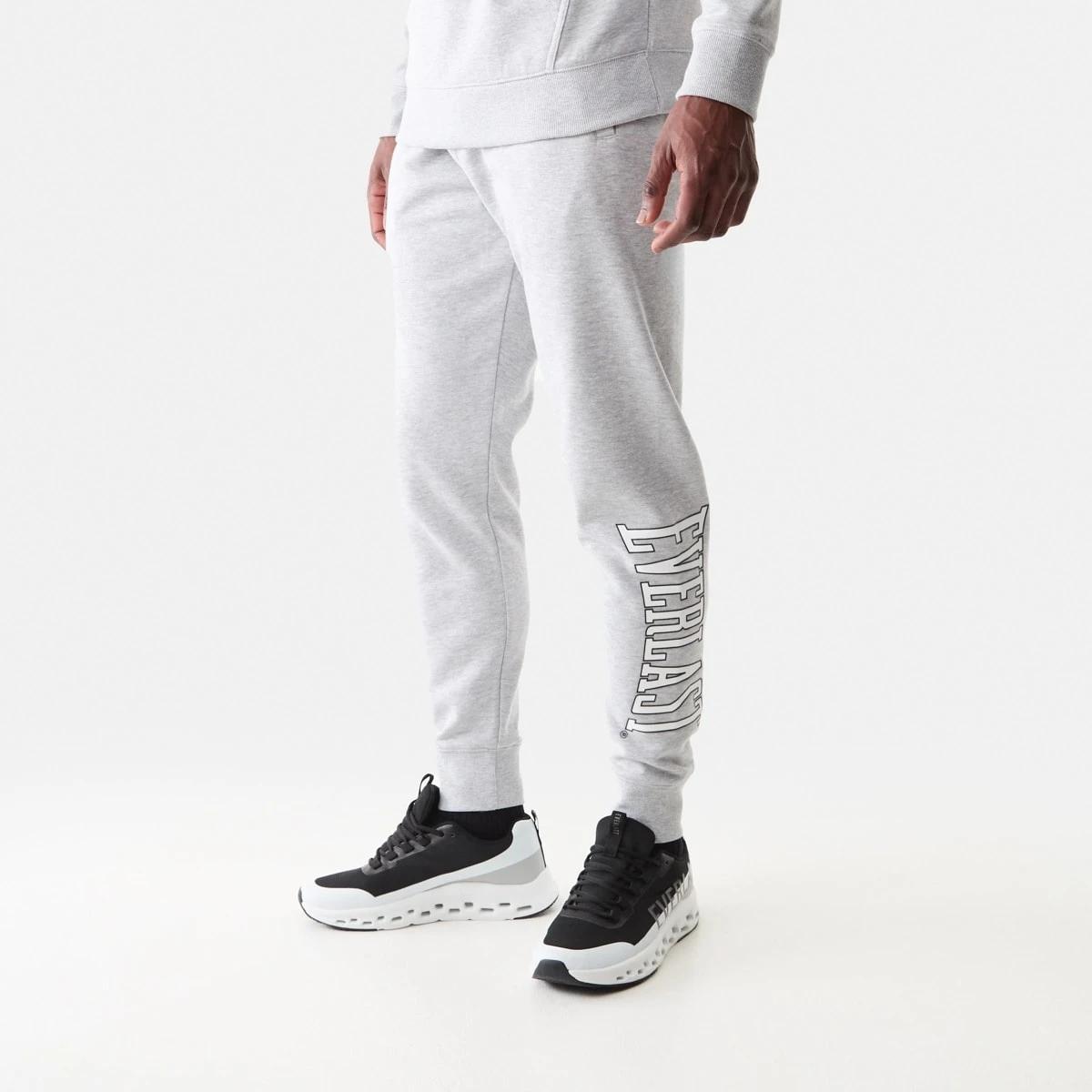 1 Everlast Mens Block Trackpants Greymarl, 1 of 7