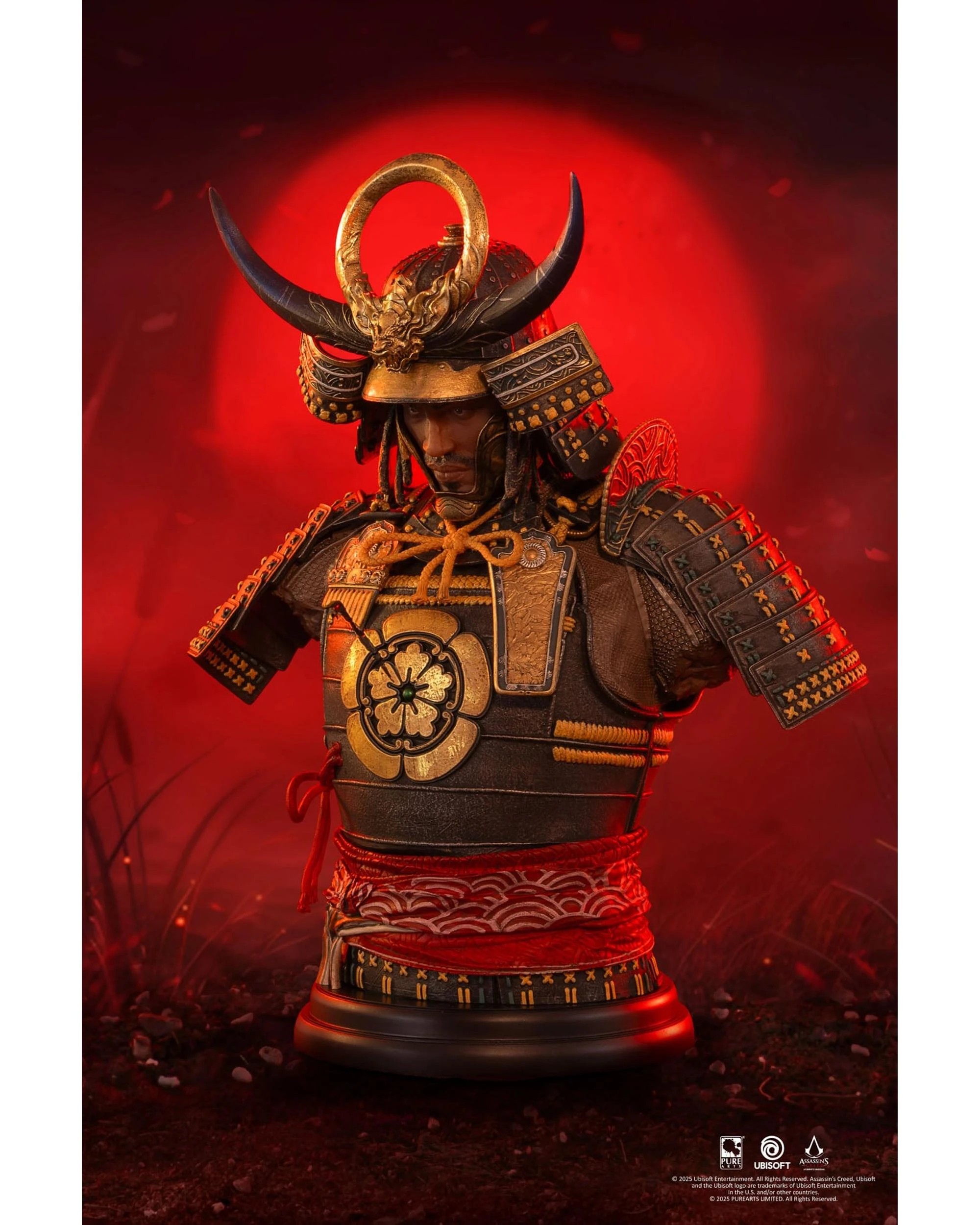 3 Pure Arts Assassin's Creed Shadows Yasuke 1/4 Scale Bust, 3 of 9