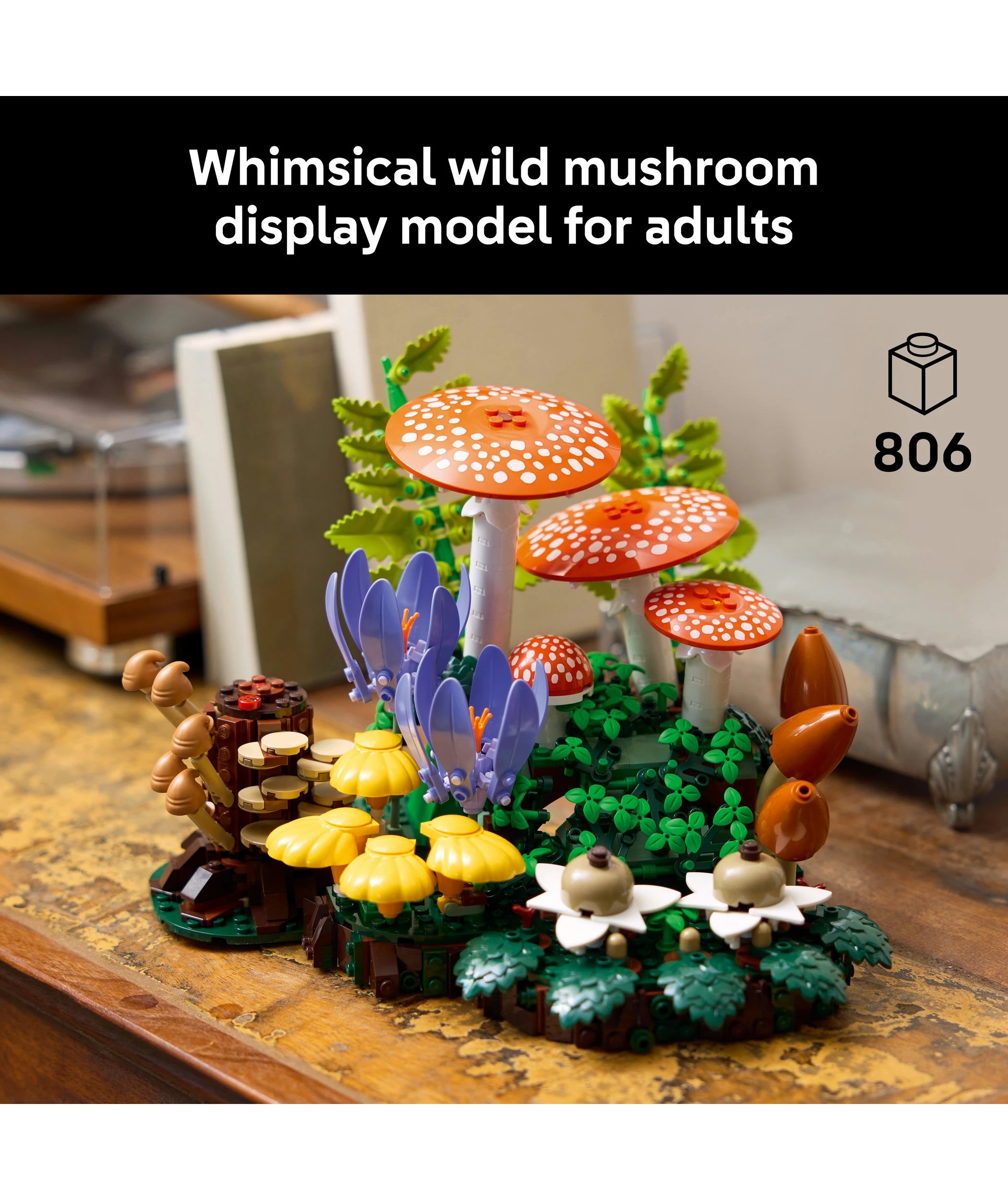 3 LEGO Botanicals Woodland Mushrooms 11505, 3 of 9