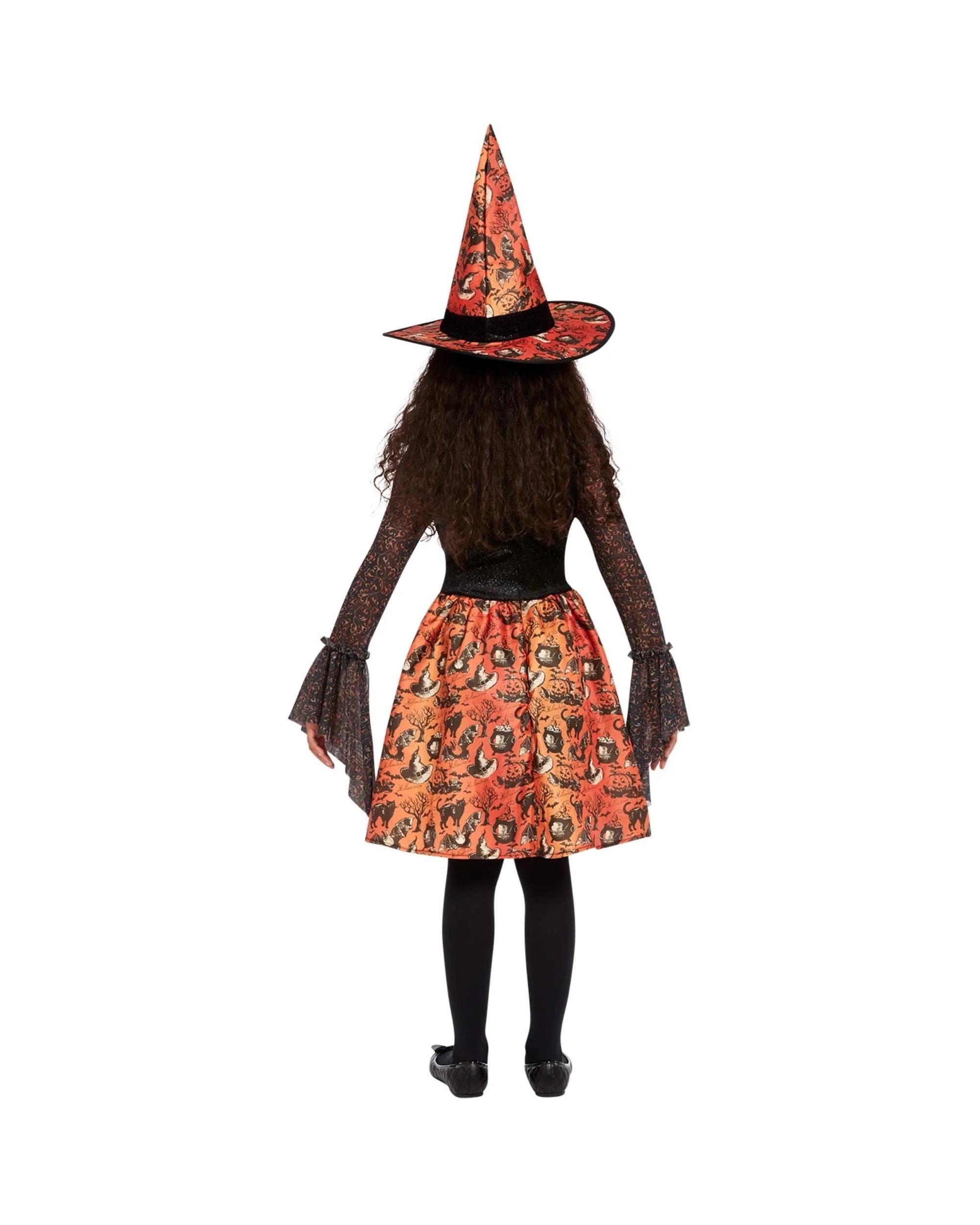 3 Vintage Witch Child Costume Size M 7-9 Years, 3 of 5