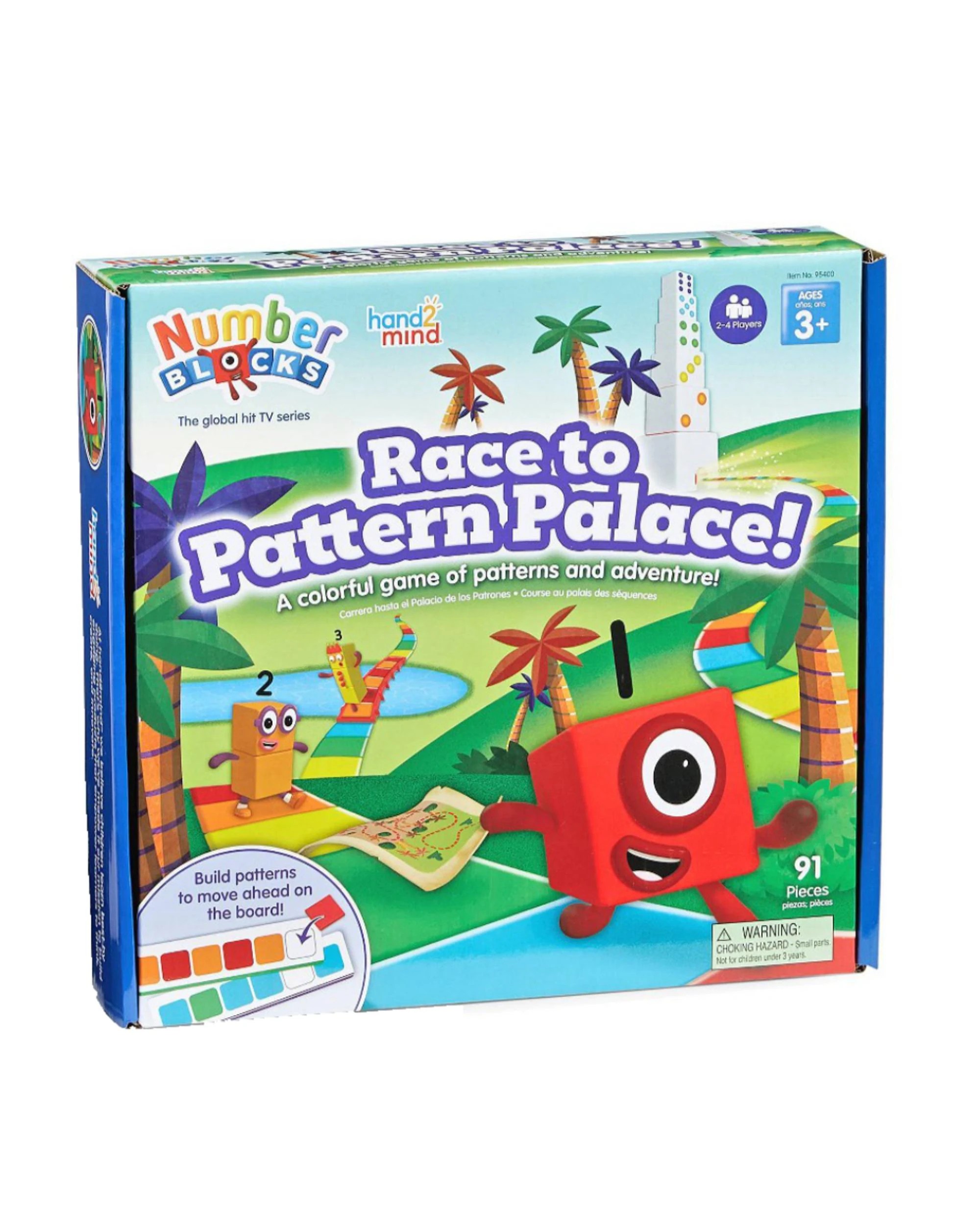 1 Numberblocks Race to Pattern Palace Board Game, 1 of 7