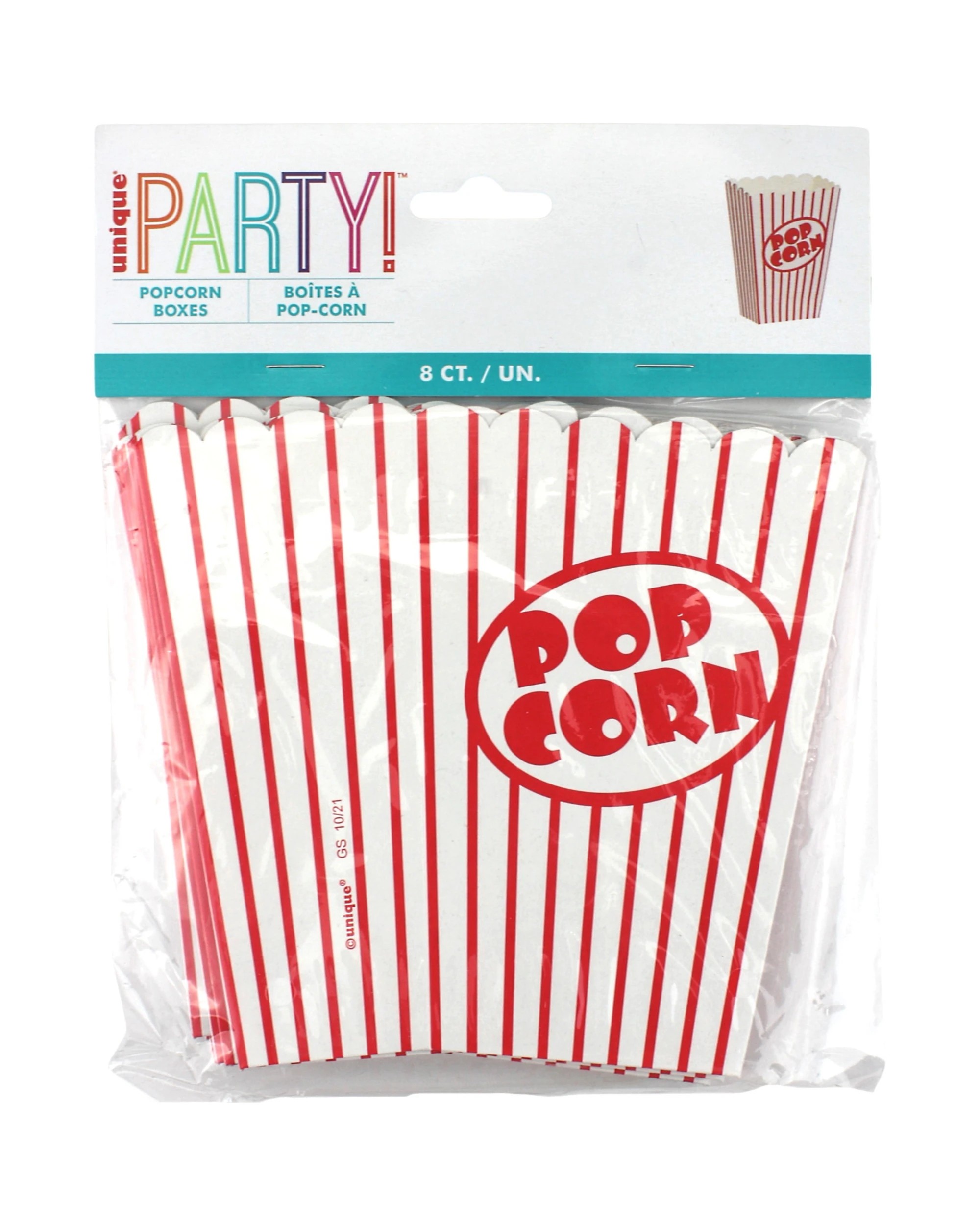 2 Unique Popcorn Boxes Pack of 8, 2 of 3