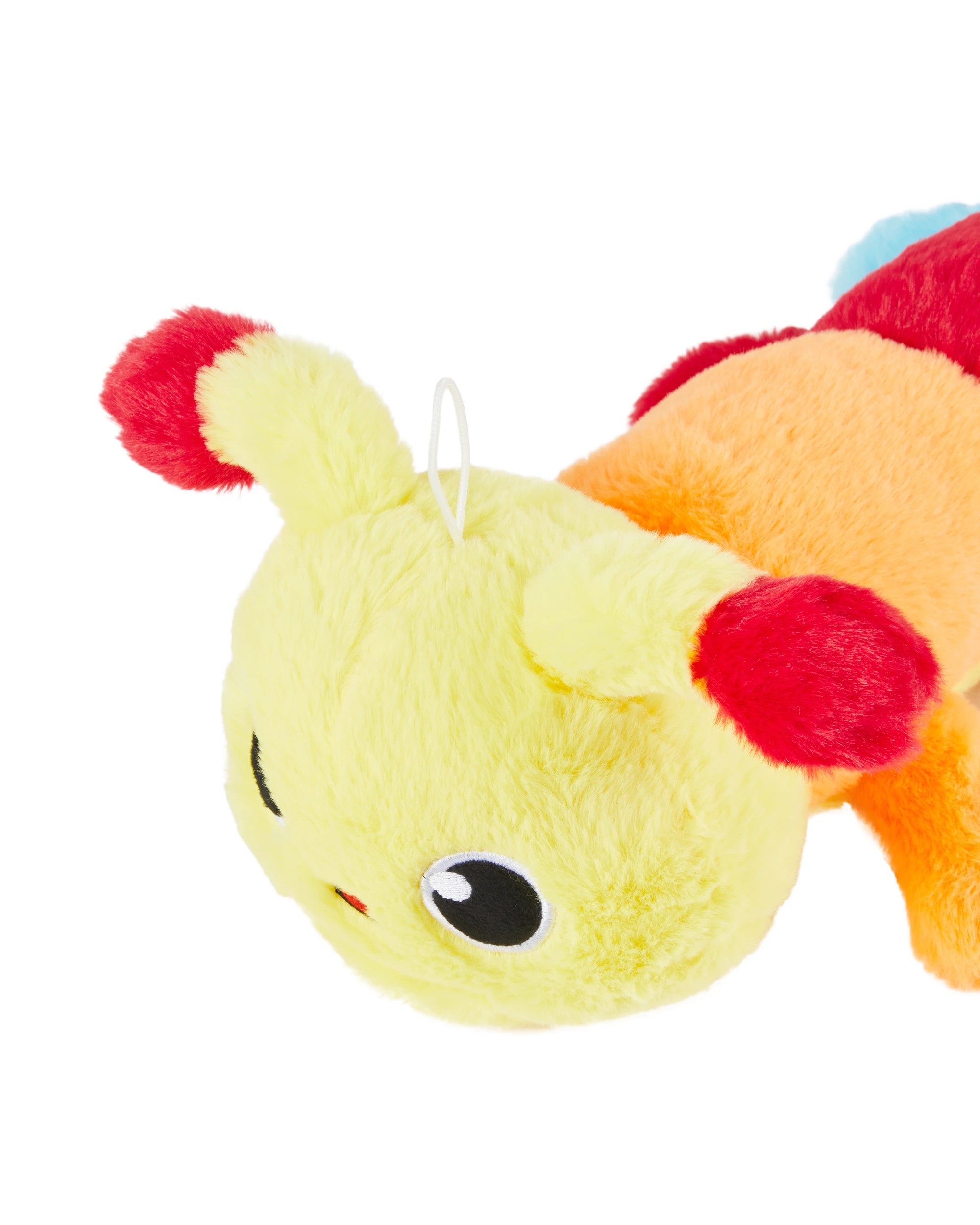 3 Pet Toy Plush Multi Squeaker Caterpillar, 3 of 4