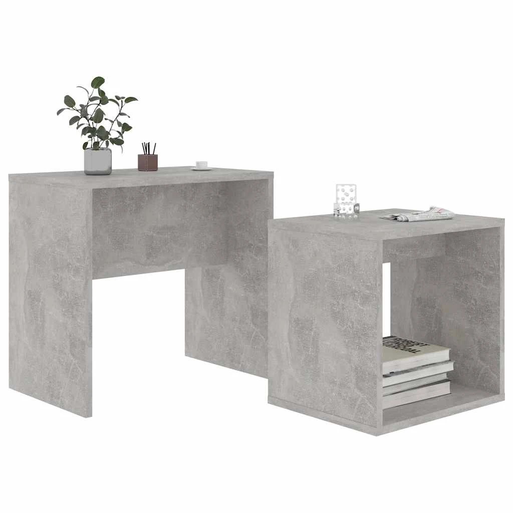 2 Vidaxl Coffee Table Coffee Table, Coffee Tables - Grey, 2 of 6