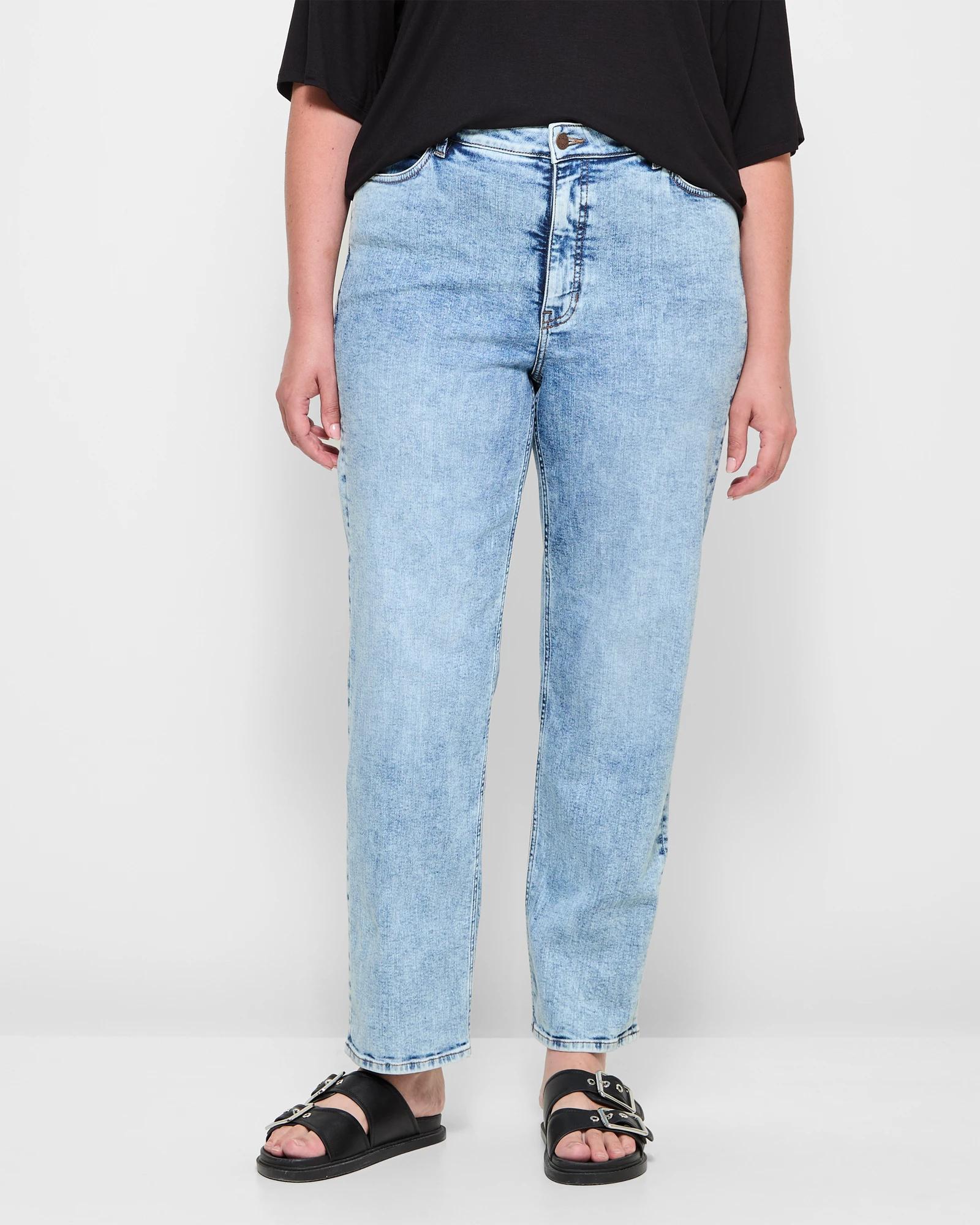 2 Target Plus Size Straight Cut Denim Jeans - Alexa DAYBREAK BLUE, 2 of 5