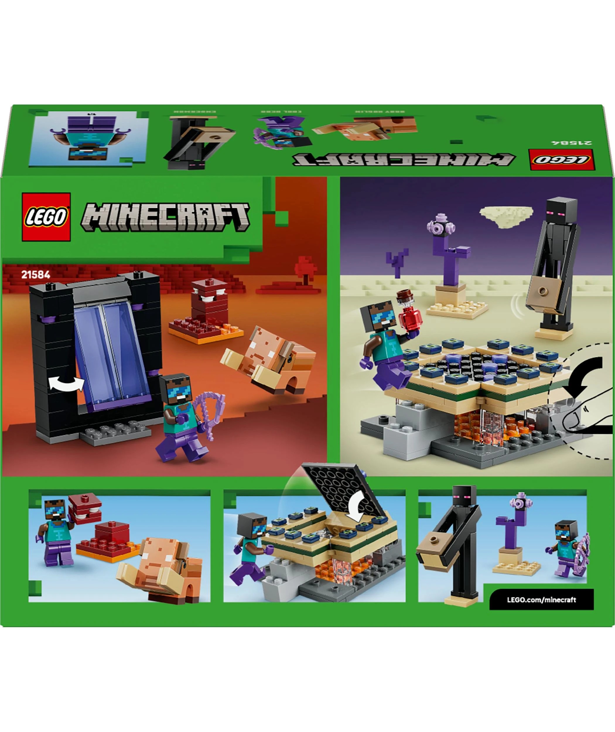 10 LEGO Minecraft Nether & End Portal Journey 21584, 10 of 10
