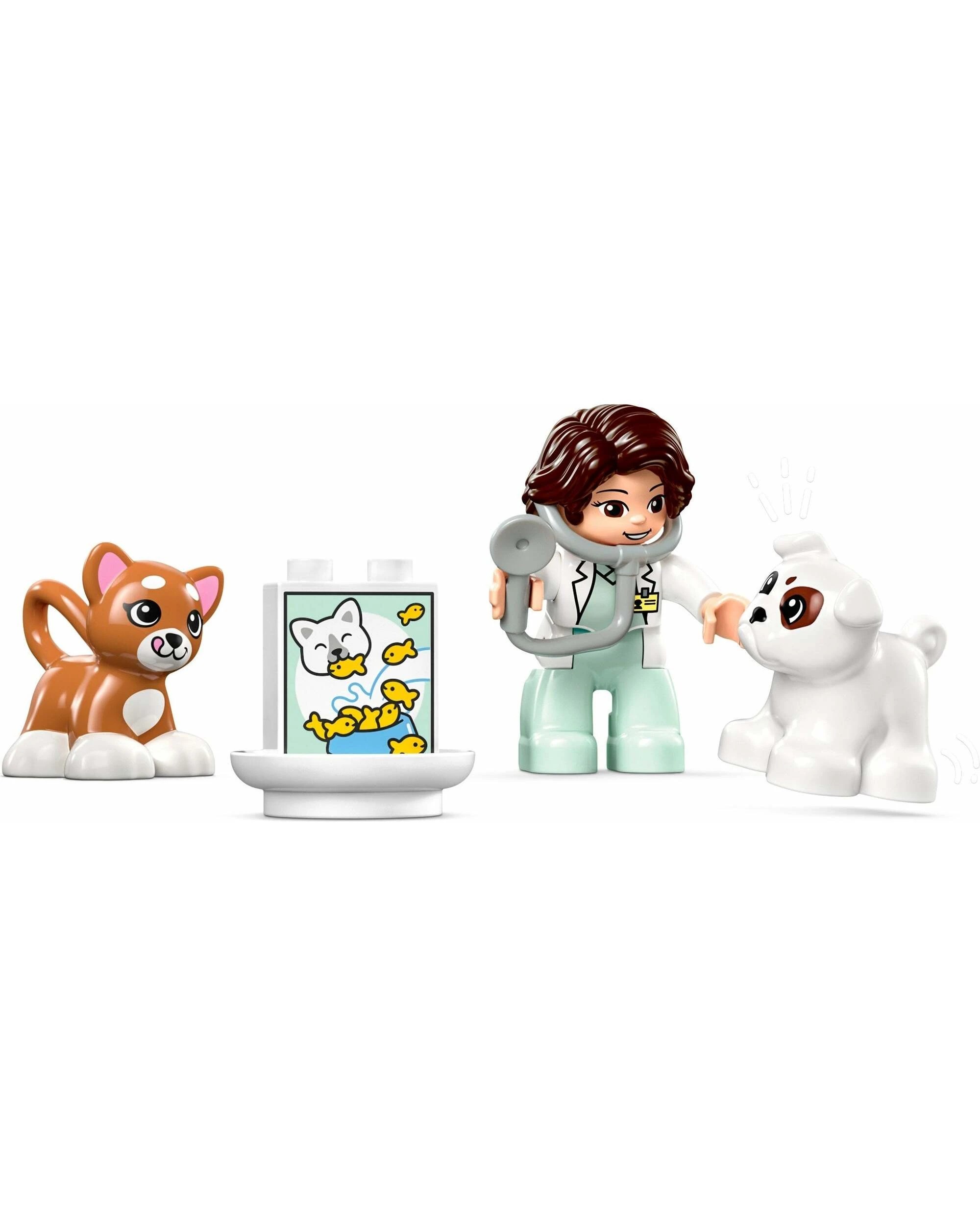 2 LEGO DUPLO Visit to the Vet Clinic 10438 - Pets Dog Cat Ages 2+, 2 of 5
