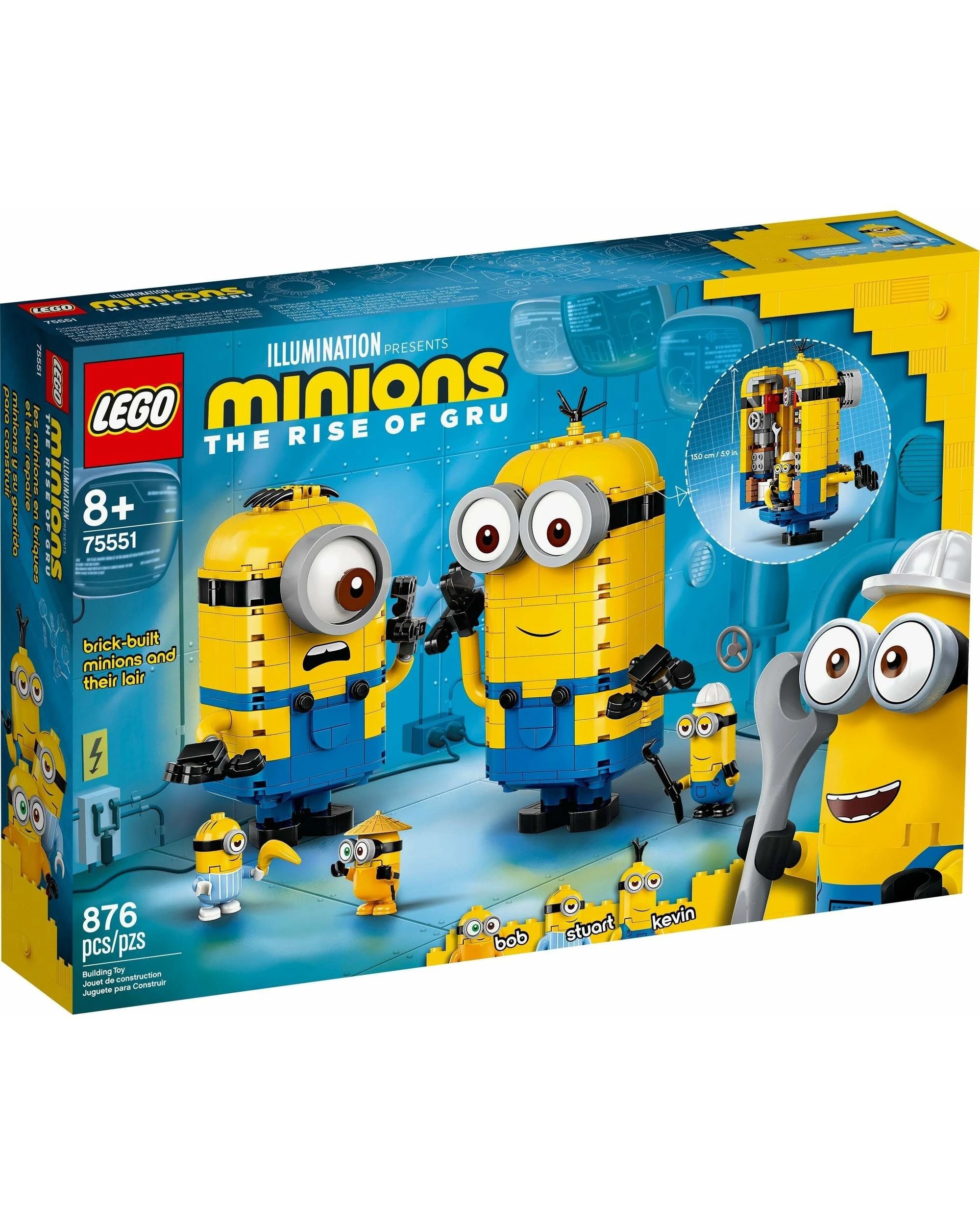 1 LEGO 75551 Buildable Minion Figures & Lair Playset, 1 of 5