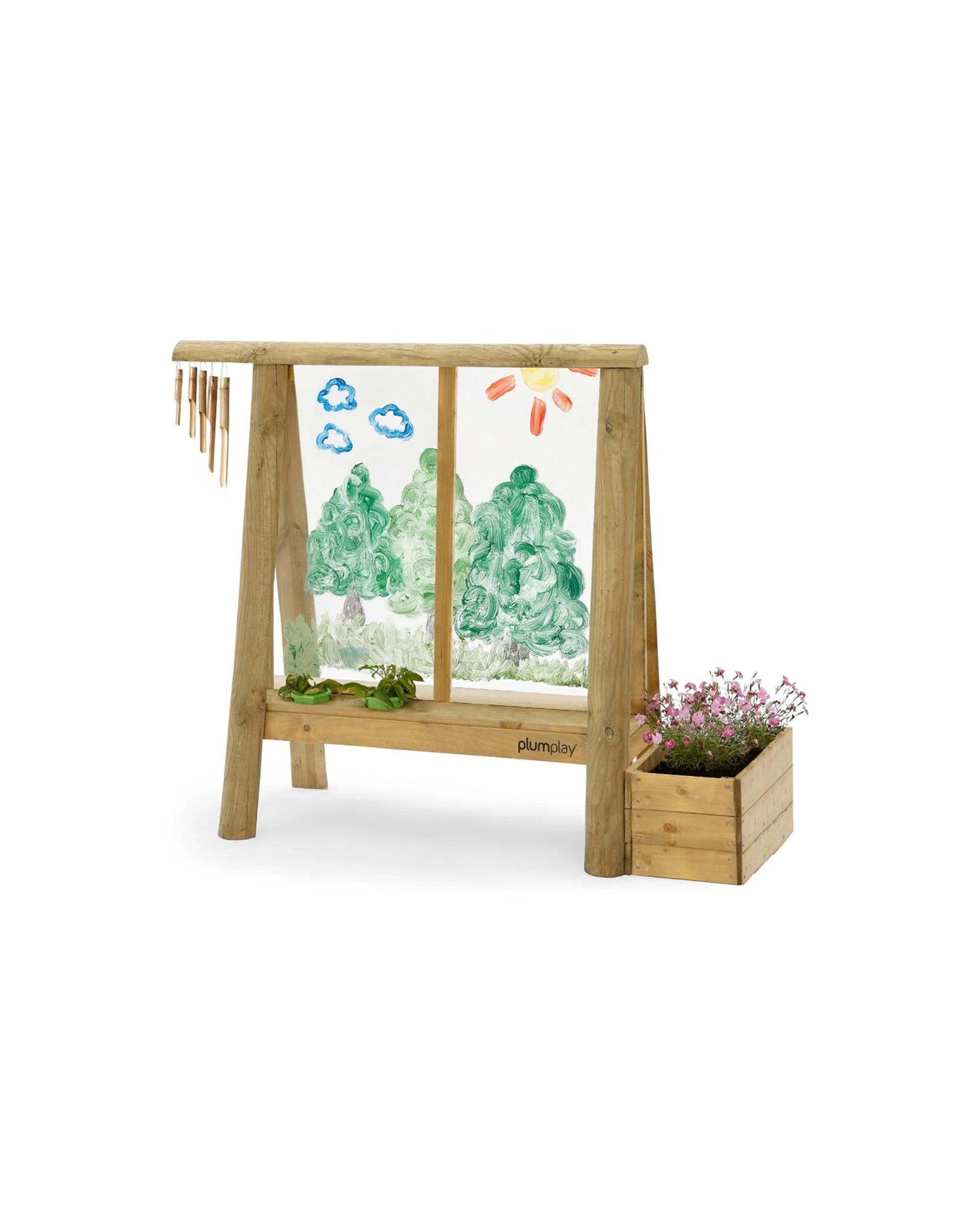 1 Plum Play Au Discovery Create And Paint Easel Outdoor Kids Art Station
 - Multi, 1 of 9