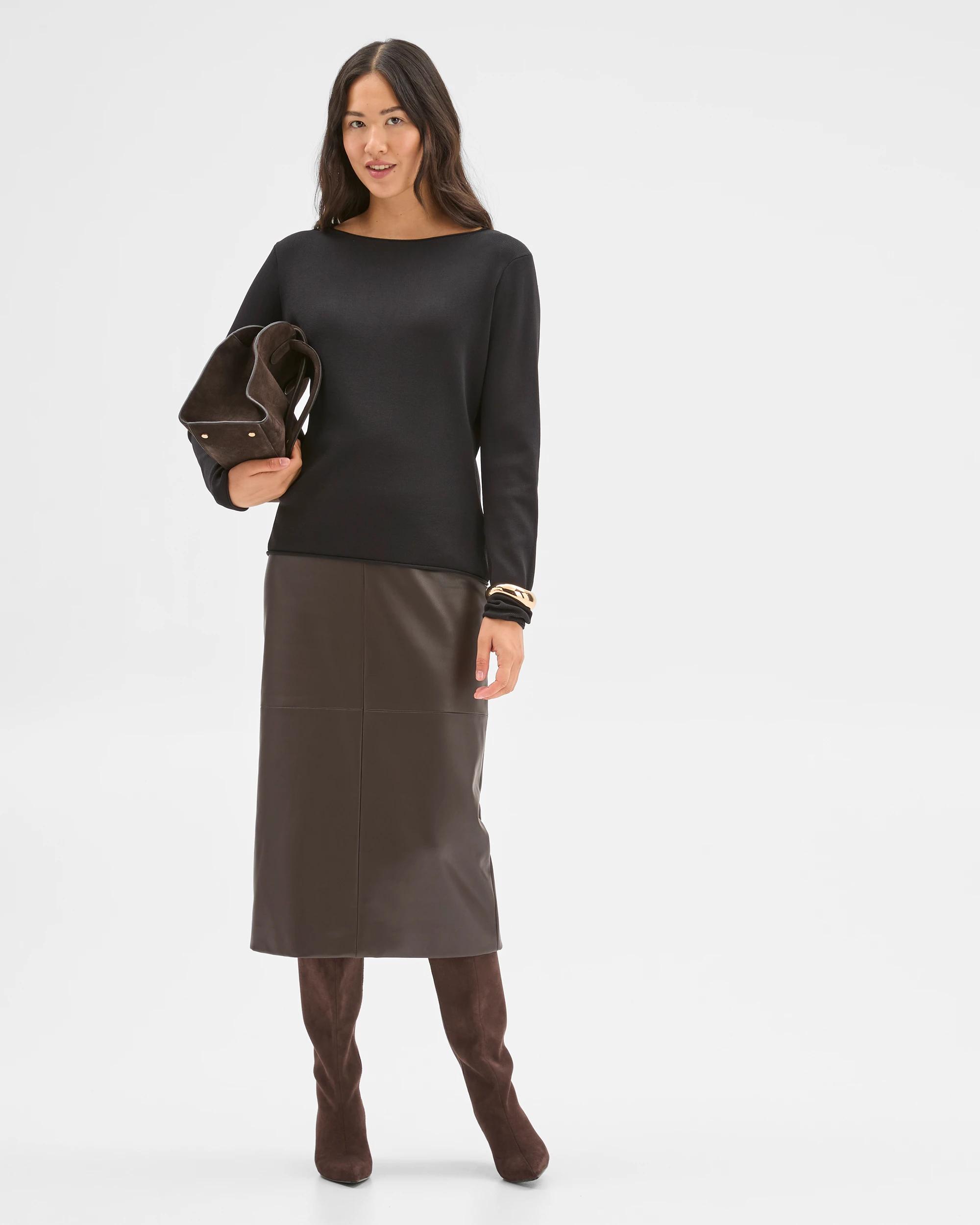 2 Preview Ultimate Long Sleeve Jumper BLACK, 2 of 6