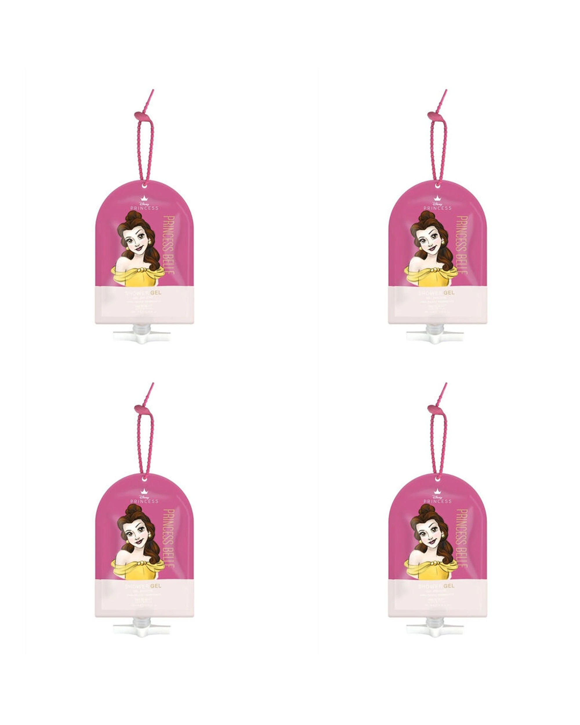 1 Disney Pure Princess Scented Shower Gel Body Soap Belle Dark Fruits 200ml 4 Pack - Clear, 1 of 1