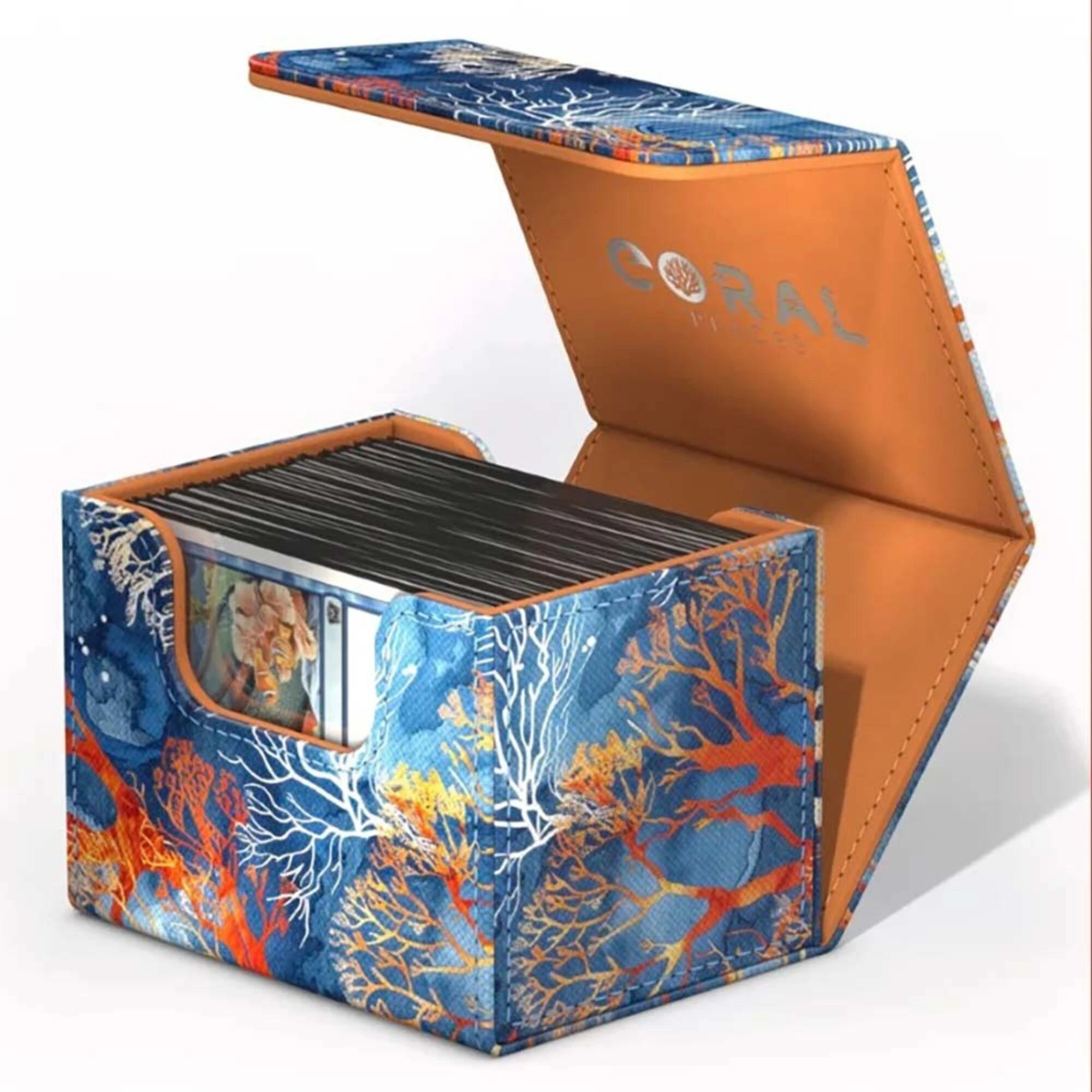 3 Ultimate Guard - TCG - XenoSkin Sidewinder 100+ Deck Box - Coral Places: Fiery Reef, 3 of 4