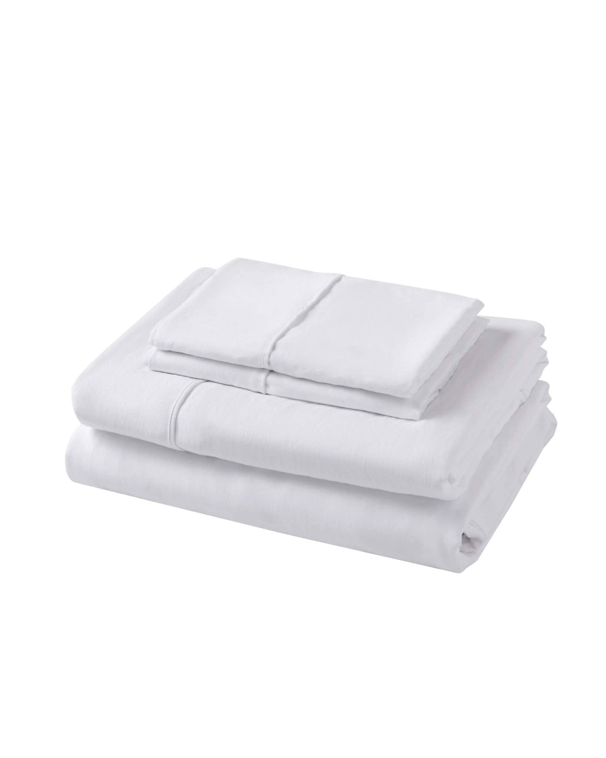 6 Dreamaker Superfine Washed Microfibre Sheet Set - Queen Bed - White, 6 of 6