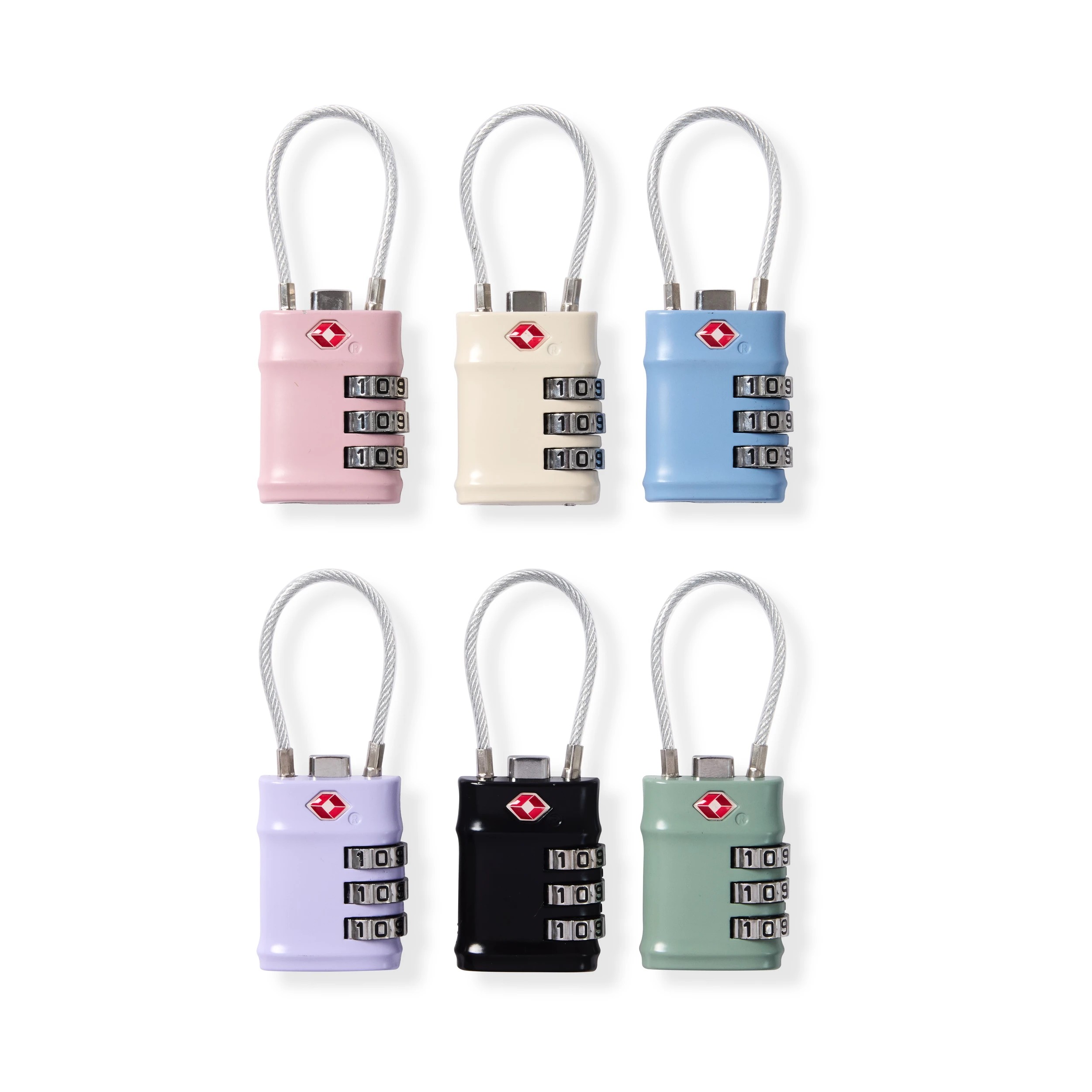 1 Flexible TSA Travel Lock - Assorted, 1 of 10