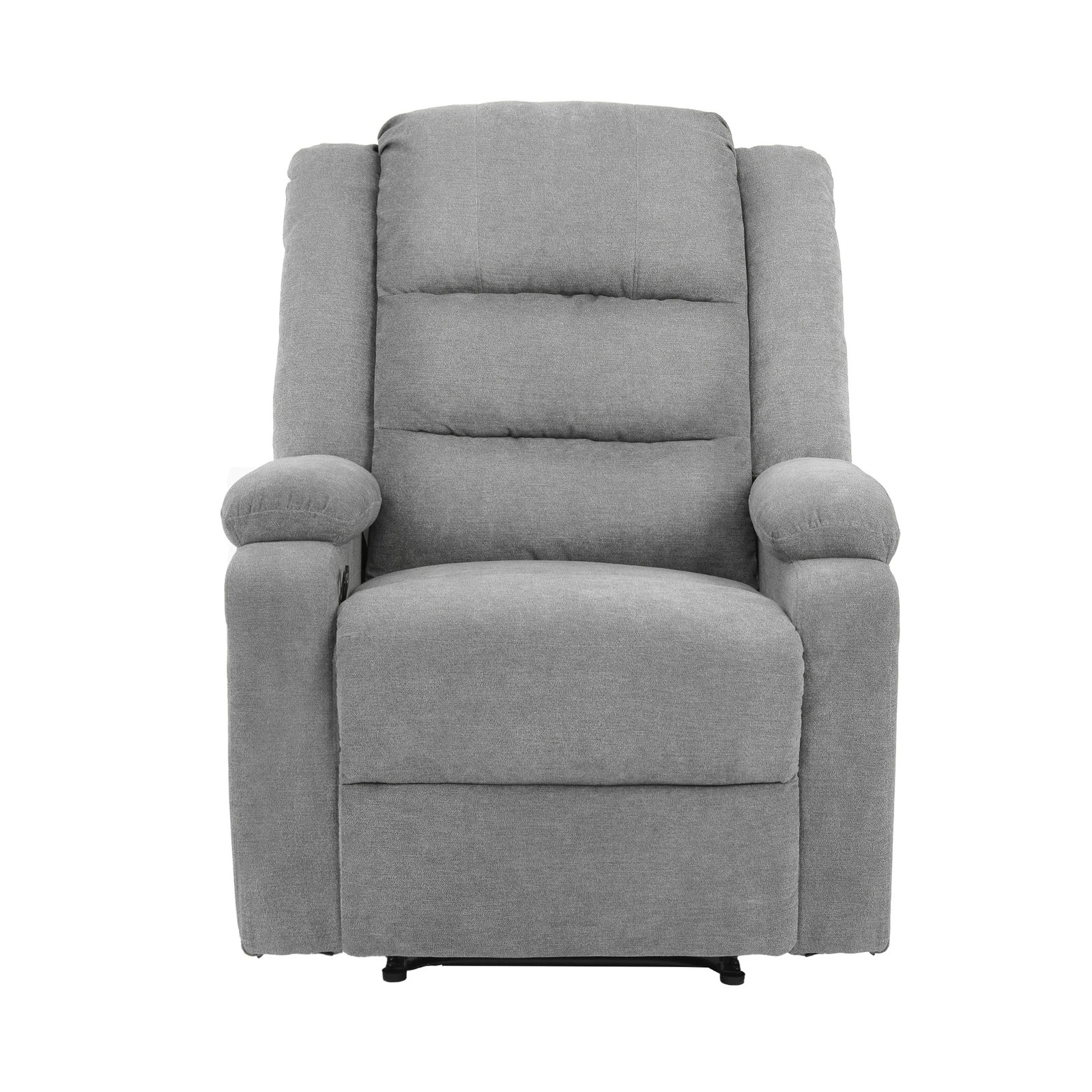 5 Oikiture Recliner Chair With Side Pocket Polyester
 - Grey, 5 of 7