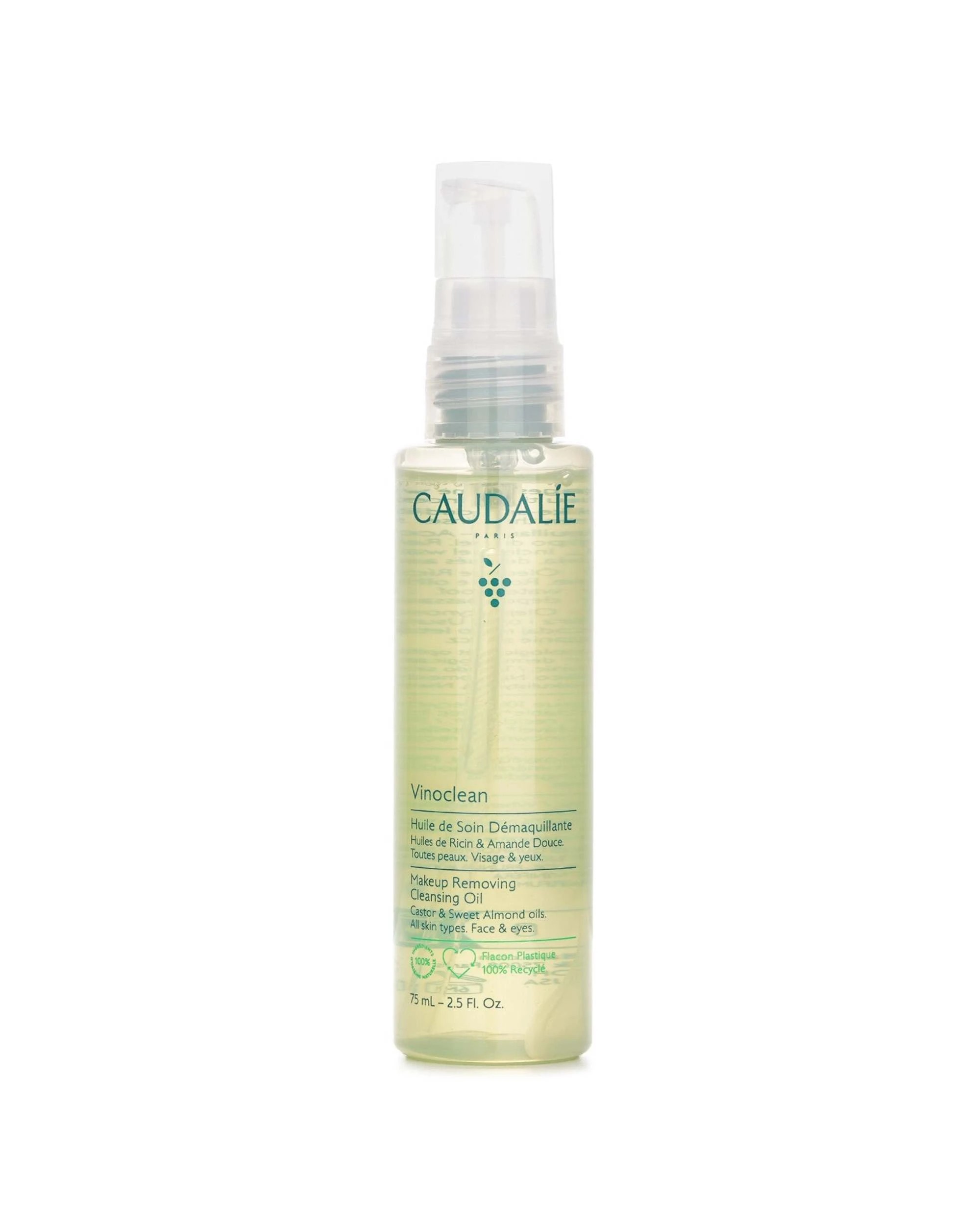 1 Caudalie Vinoclean Makeup Removing Cleansing Oil 75ml, 1 of 3