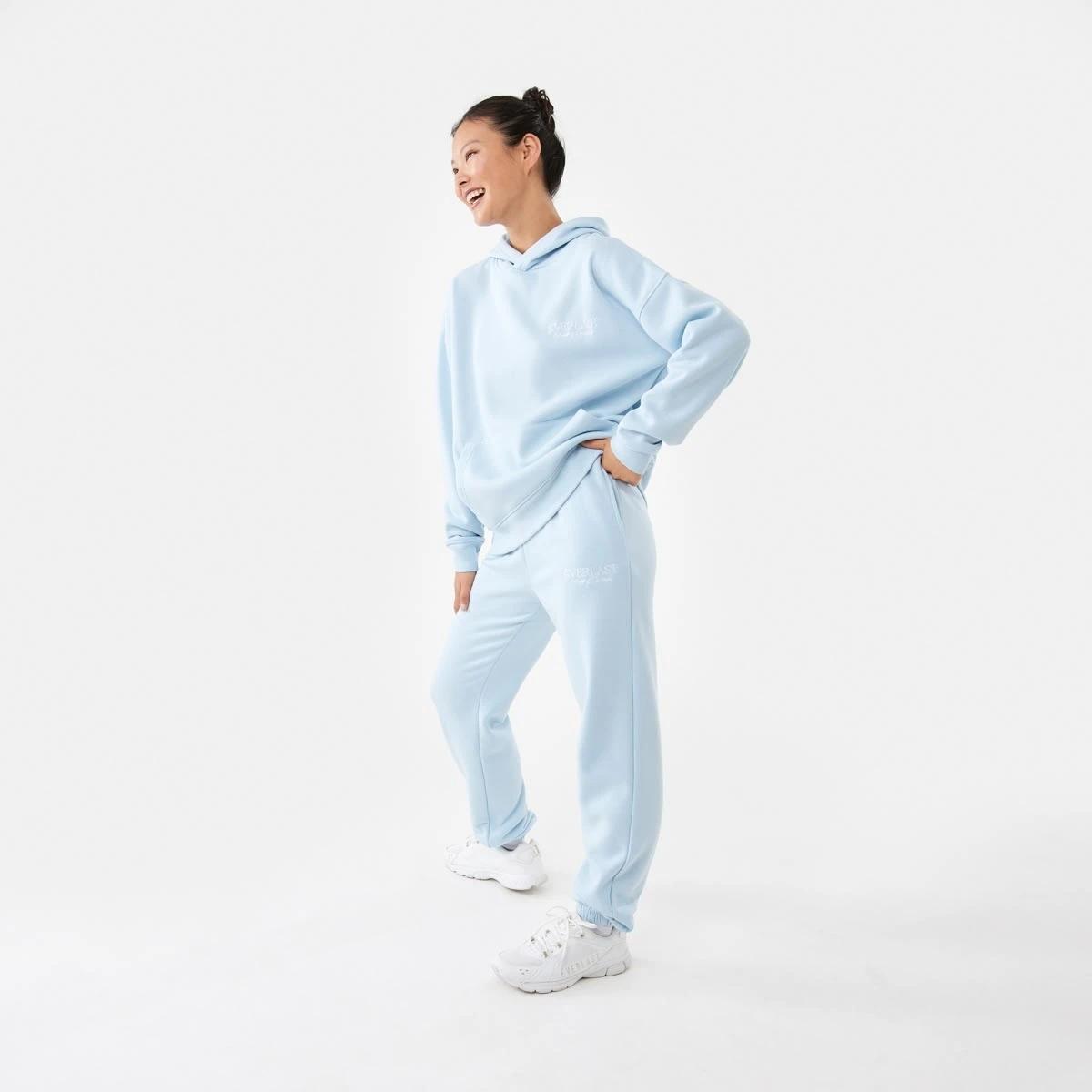 3 Everlast Womens Street Oversized Hoodie Retro Blue, 3 of 10