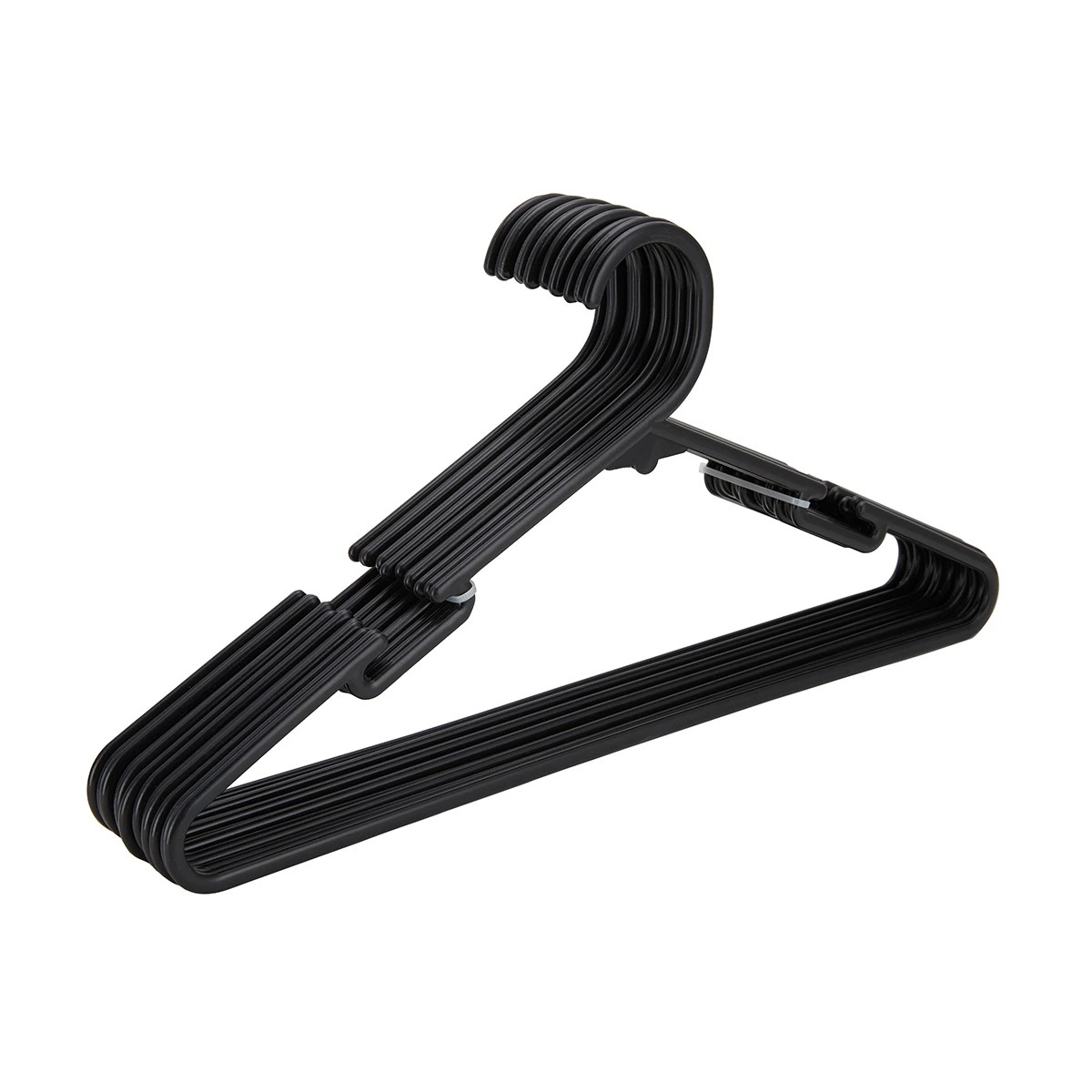 2 12 Pack Plastic Hangers - Black, 2 of 4