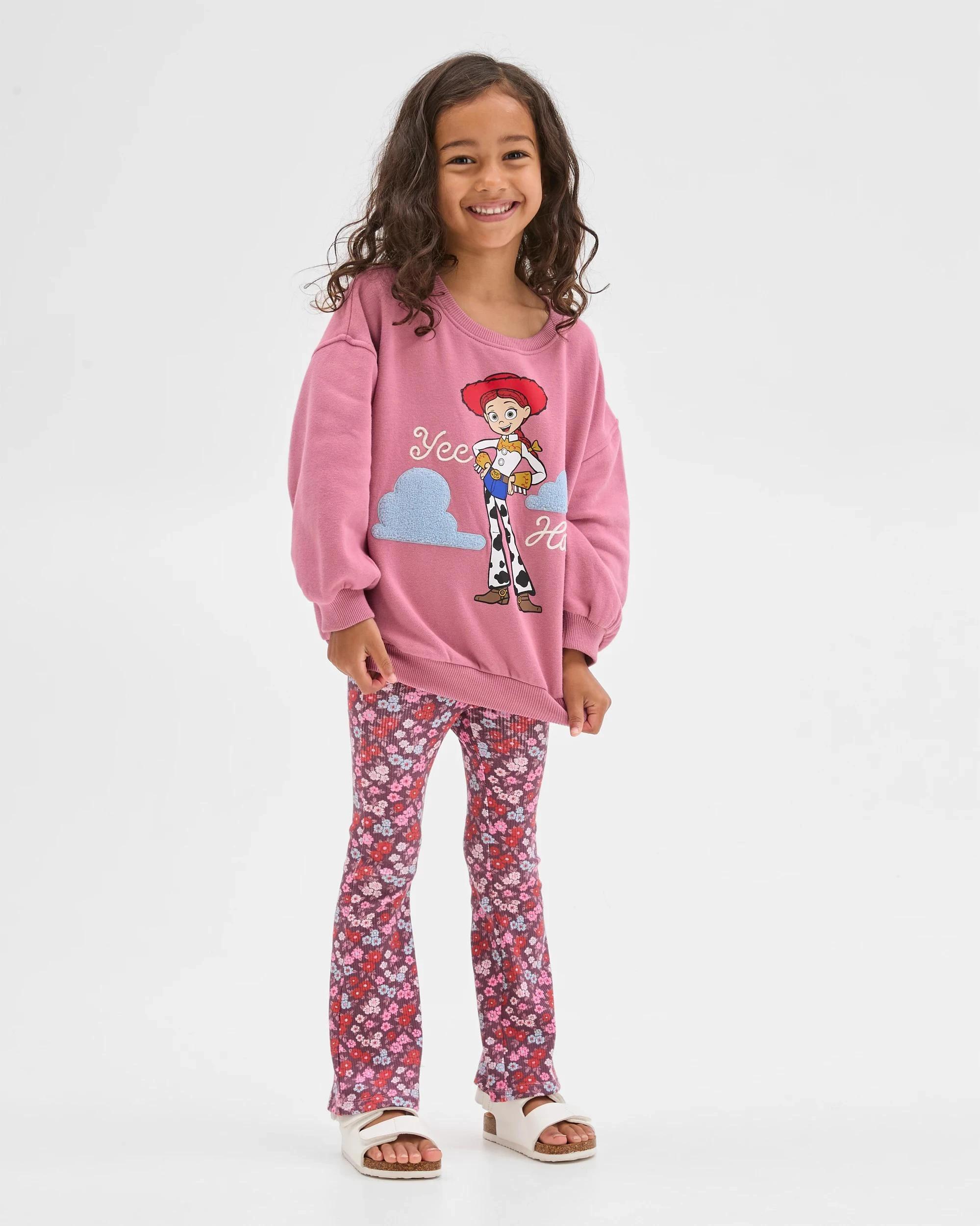 1 Disney Toy Story Australian Cotton Blend Fleece Top and Leggings Set PINK, 1 of 8