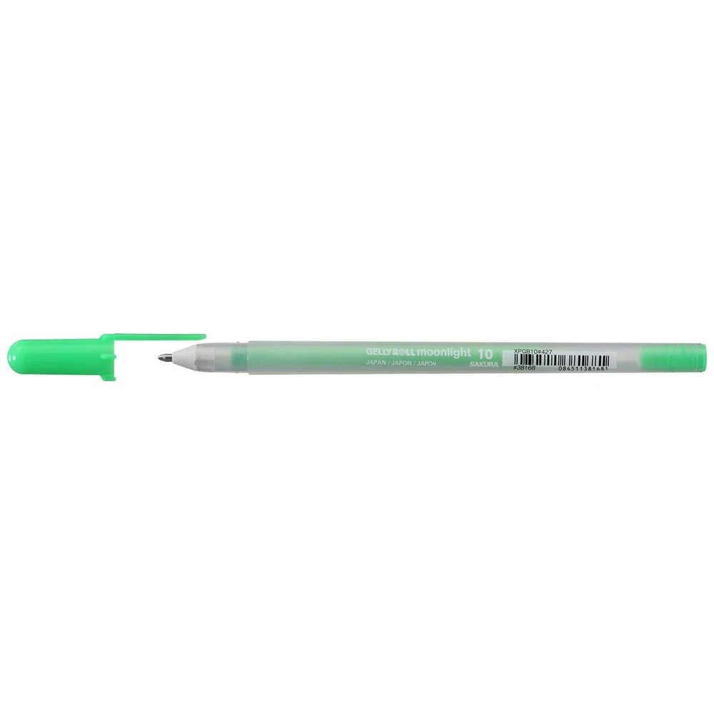 1 Sakura Gelly Roll Gel Pen Moonlight 10 Fluorescent Green, 1 of 3