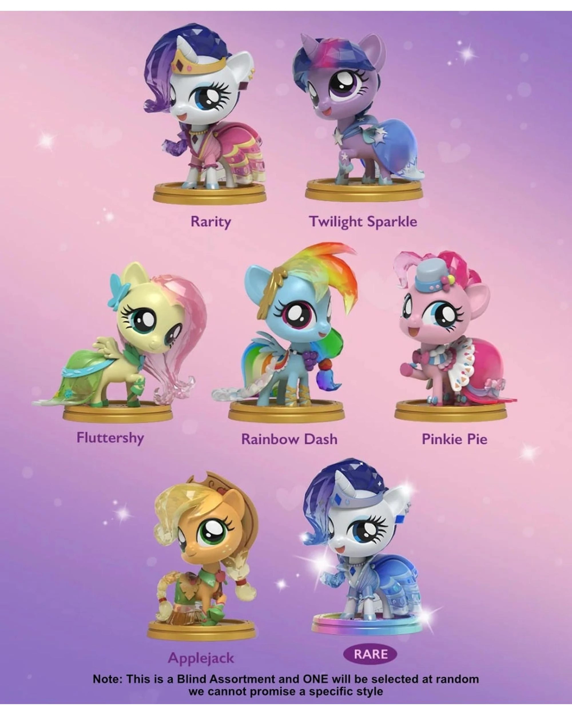 3 Mighty Jaxx Kwistal Fwenz x My little Pony Gala Series Blind Box, 3 of 3