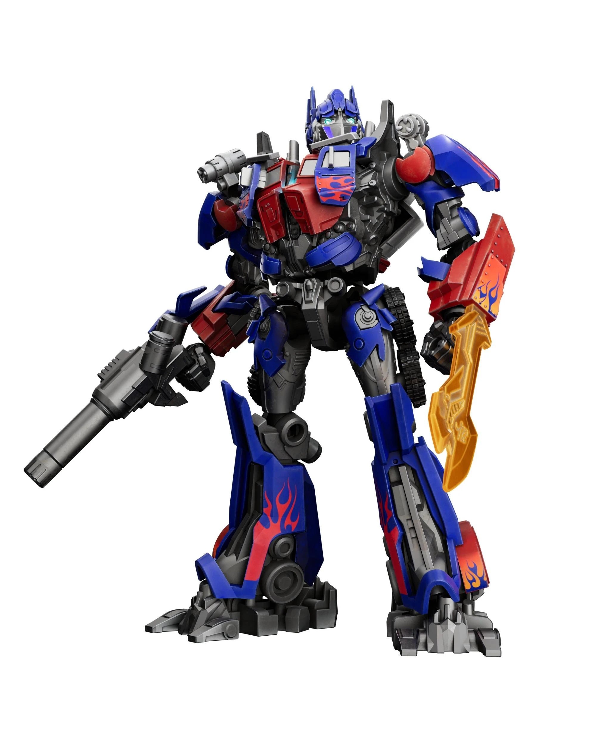 4 Blokees Transformers Classic Class 09 Movie 1 Optimus Prime Model Kit, 4 of 8