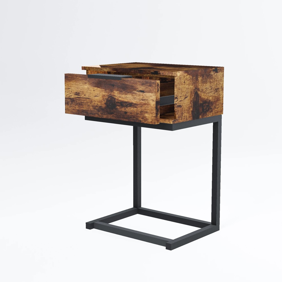 1 Levede Wood Side Table Oak, 1 of 3