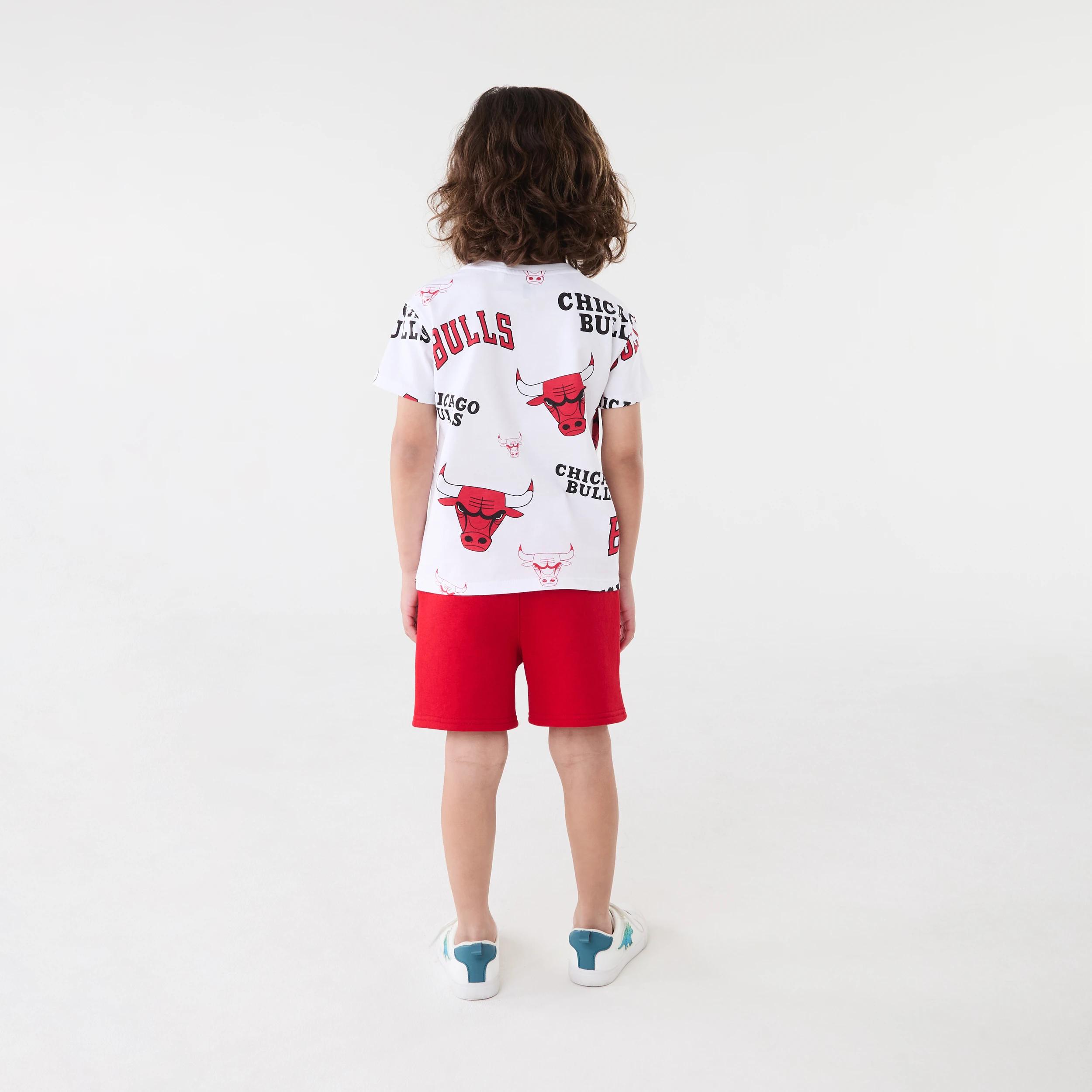 8 Official NBA Kids Mini Shorts RED BULLS, 8 of 8