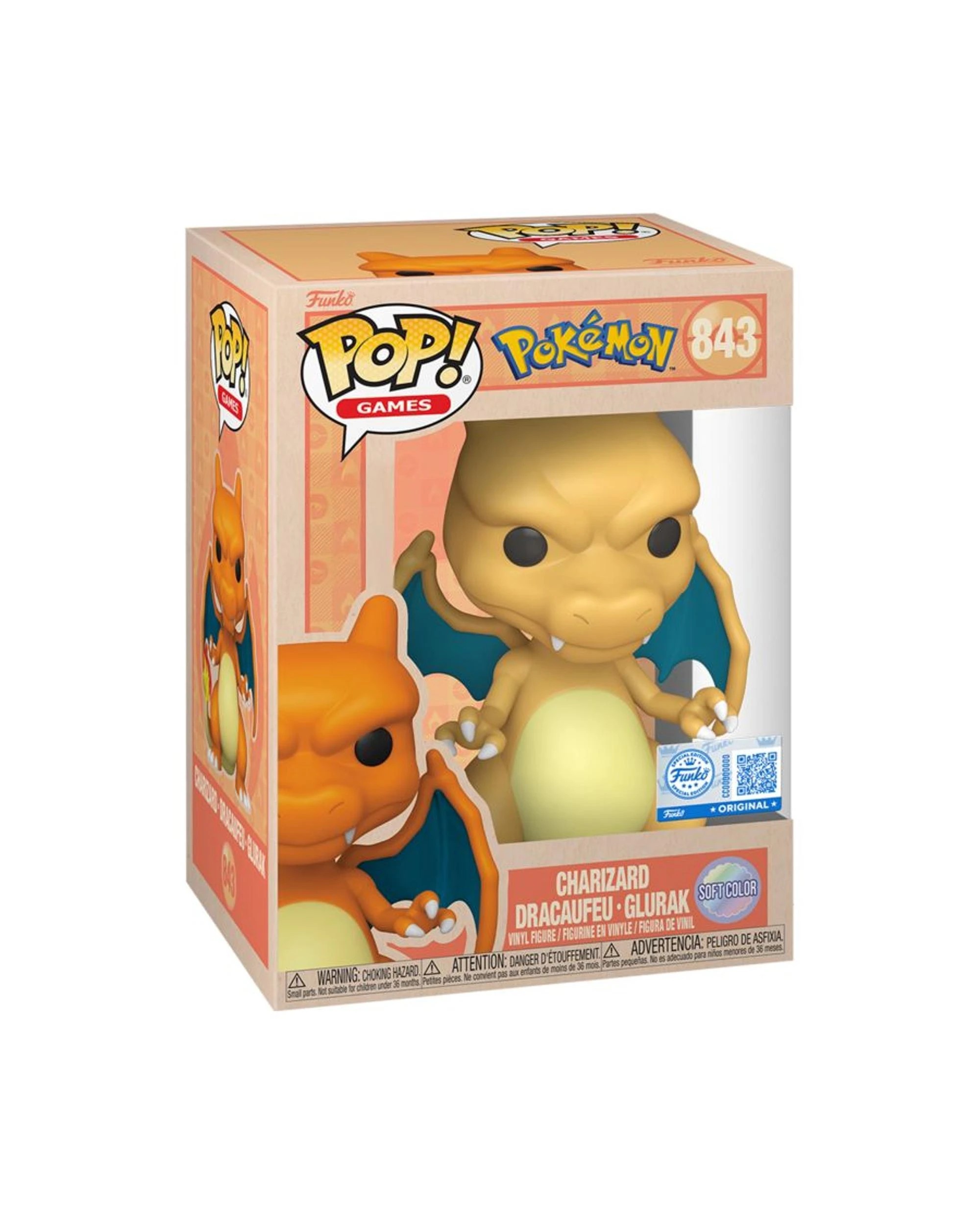 3 Pokemon Charizard Soft Colour Funko POP! Vinyl, 3 of 3