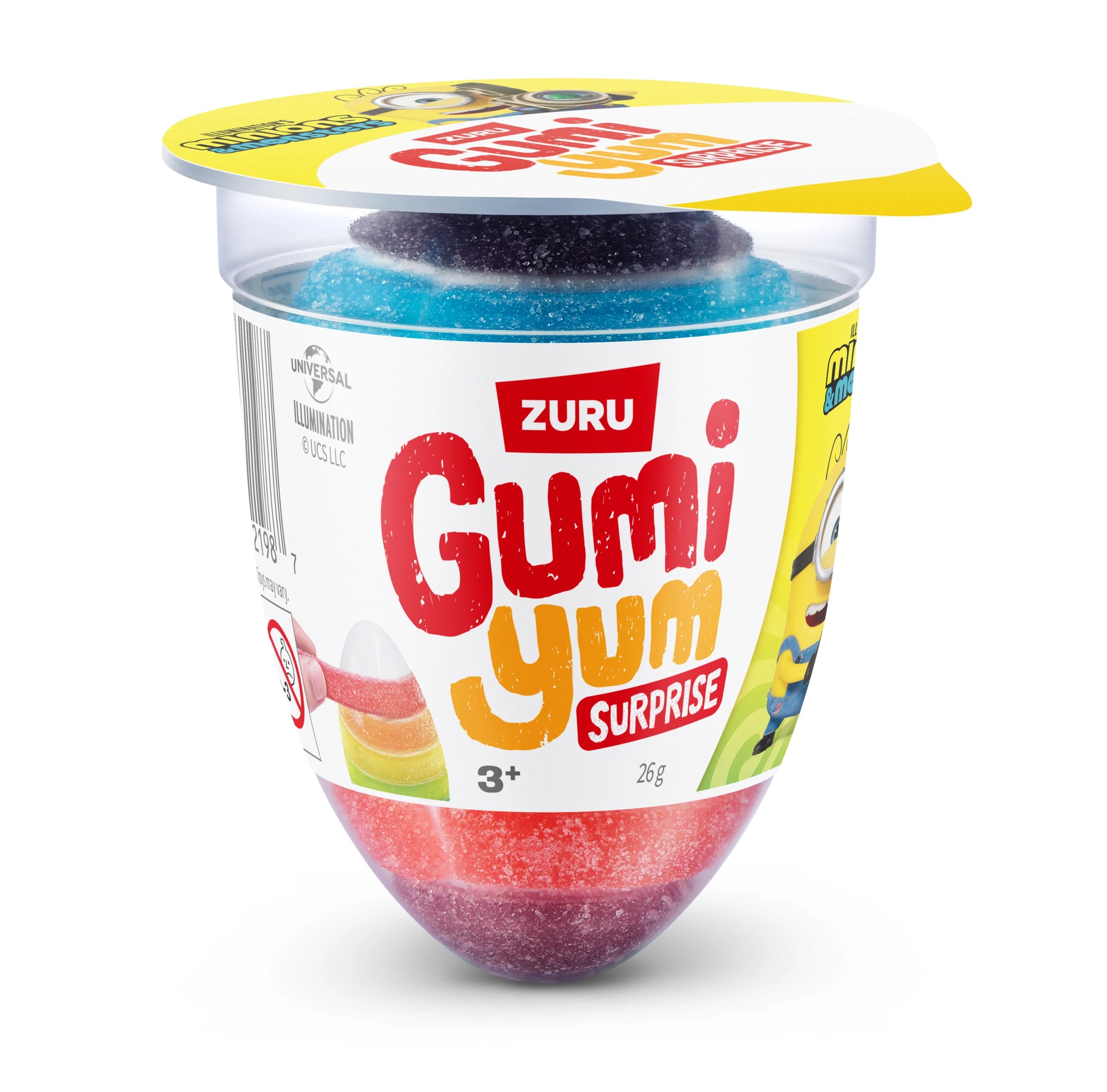 1 ZURU Gumi Yum Surprise Minions Gummy and Toy 26g - Assorted, 1 of 8