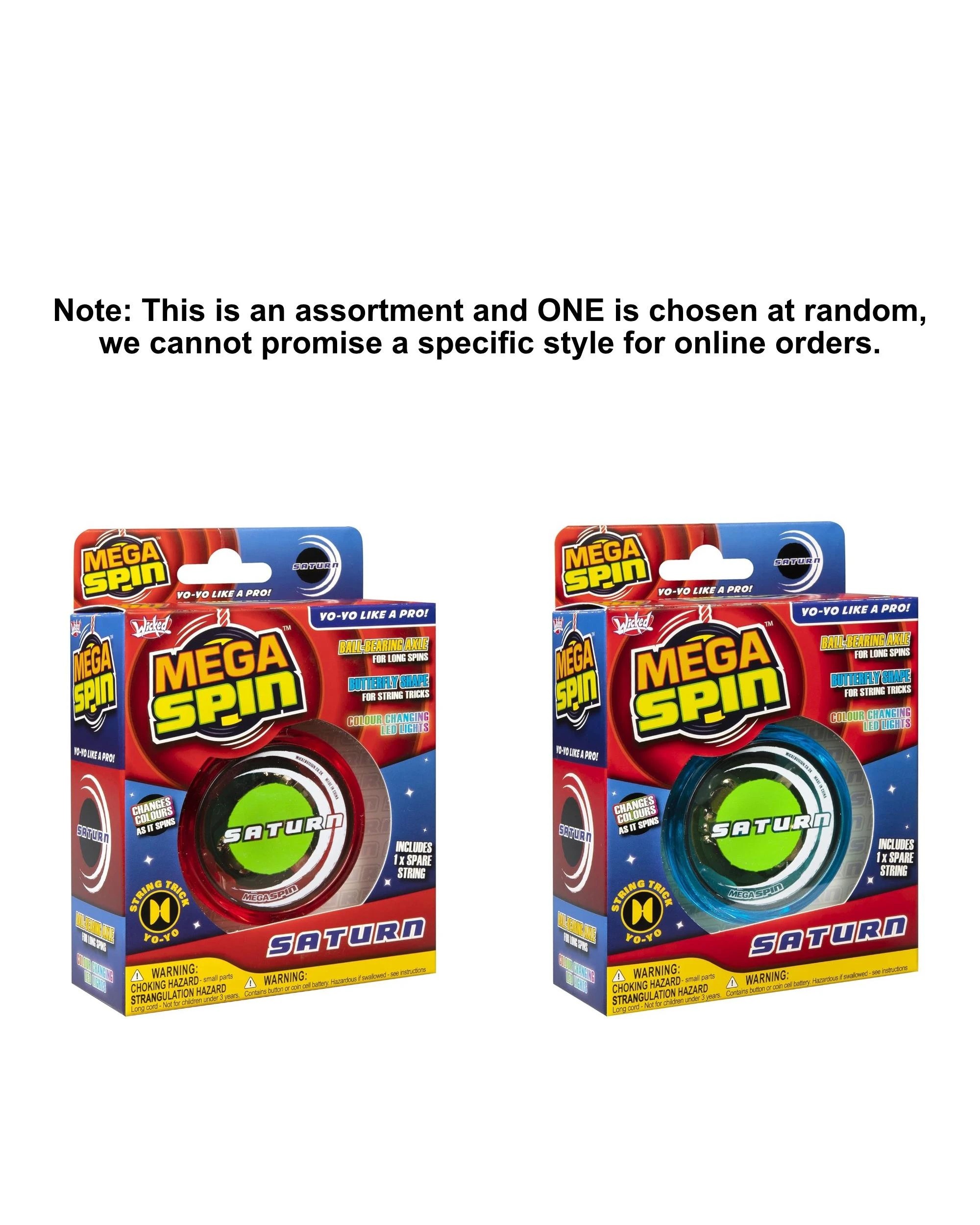 2 Wicked Mega Spin Saturn Yo-yo - Assorted, 2 of 5