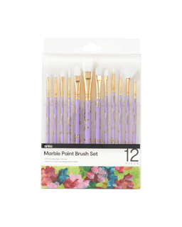 15 Piece Glitter Paint Brush Set