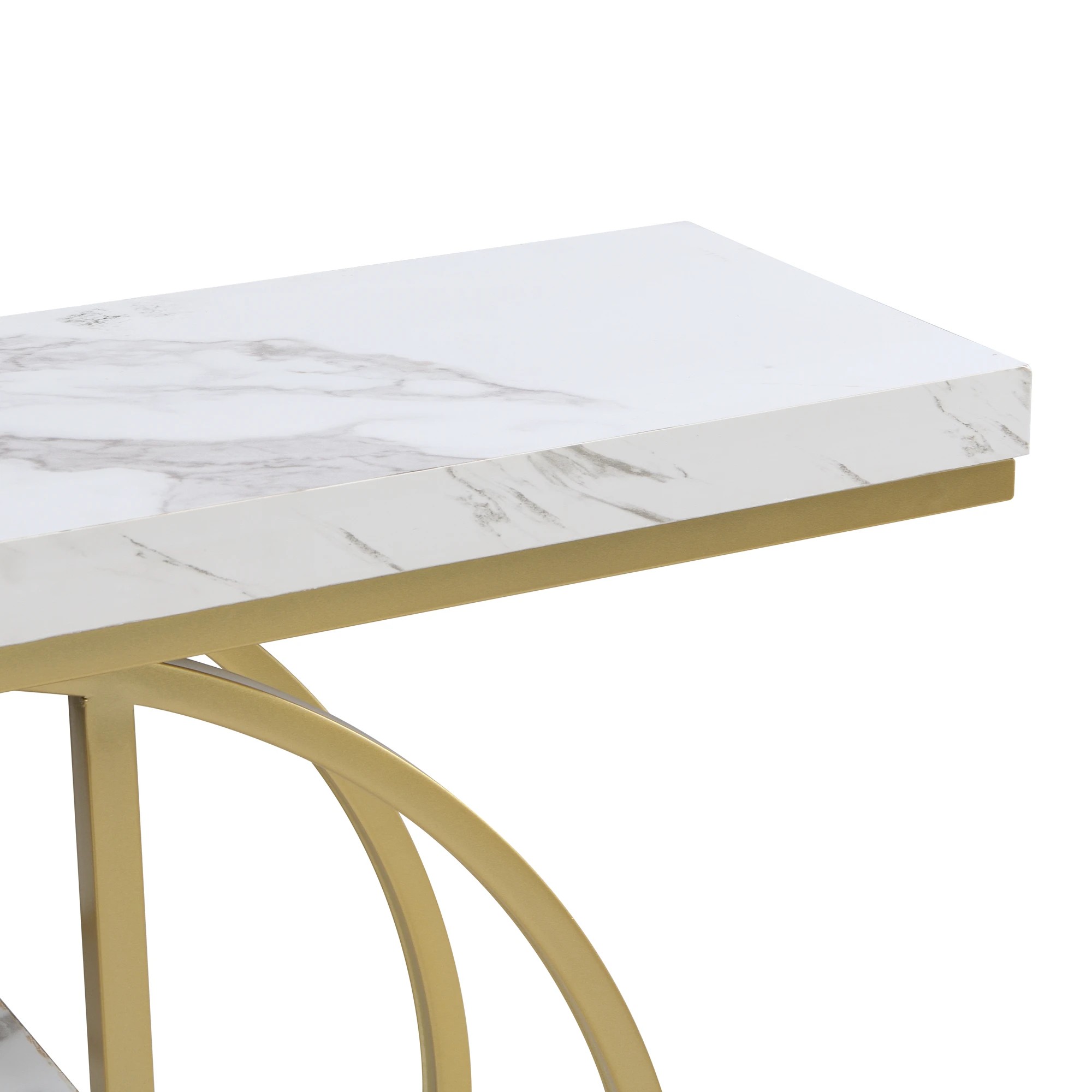 8 IHOMDEC 4-Tier Entryway Console Table - Black, 8 of 10